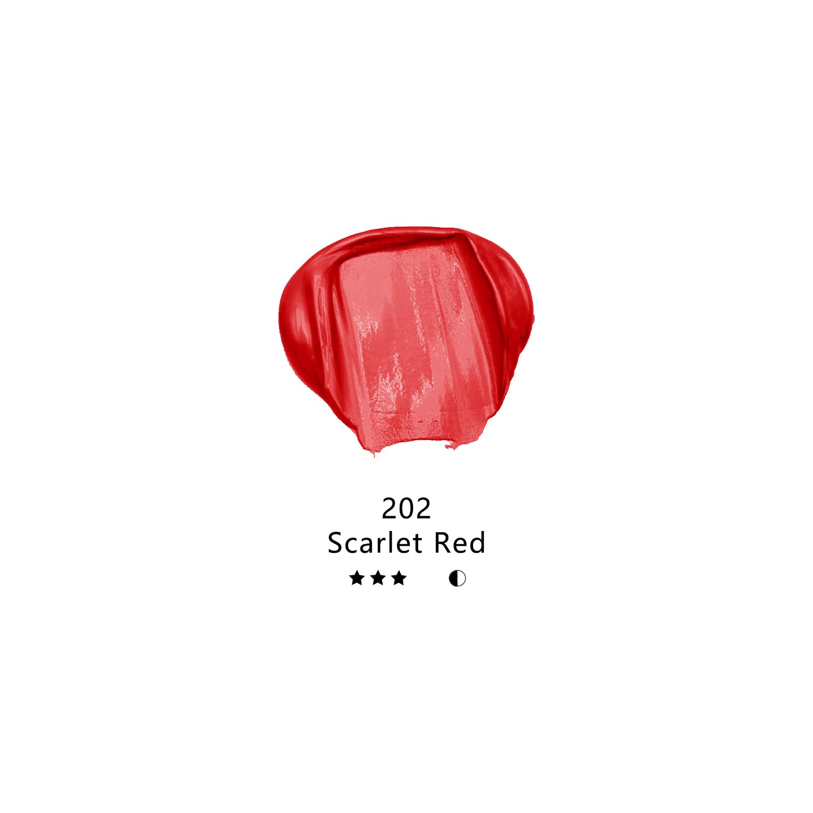 Acrylic Paint 1L #Color_Scarlet Red