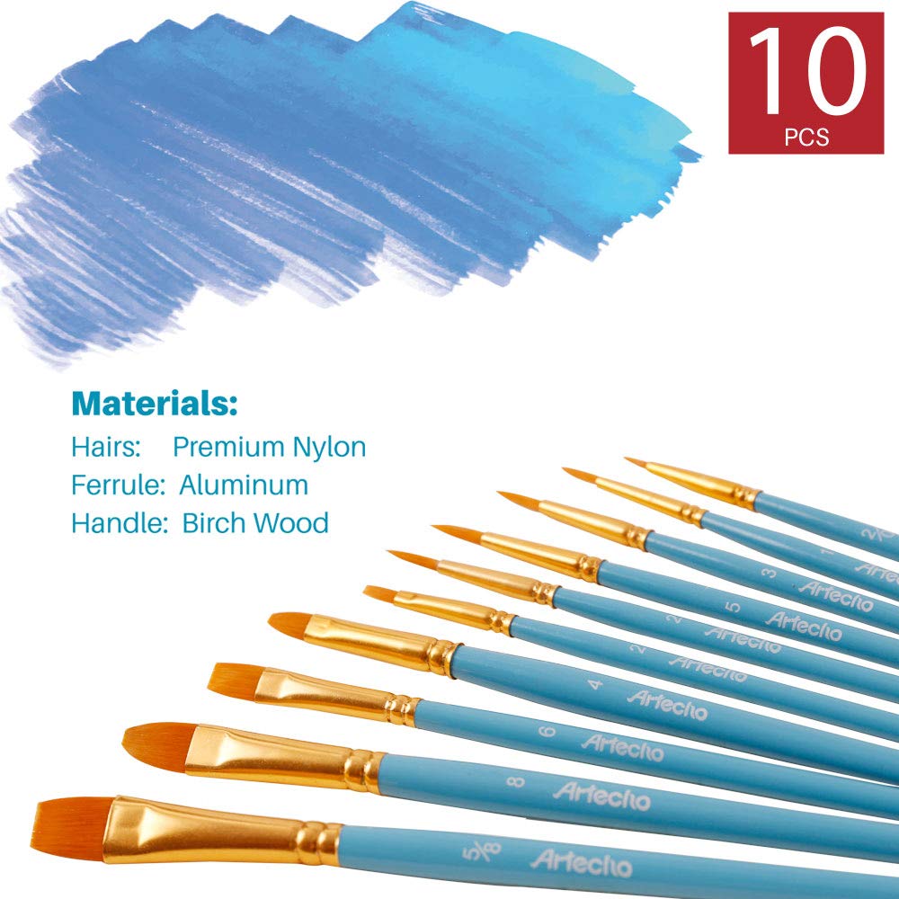 Artist Brush Basic Set #Size_10 PCS-1