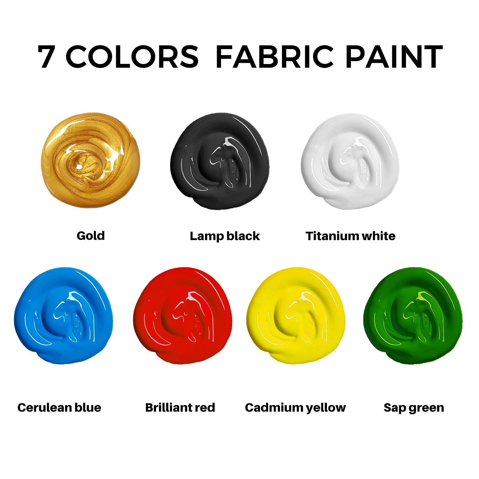 Fabric Paint, Gold (250ml / 8.45oz)