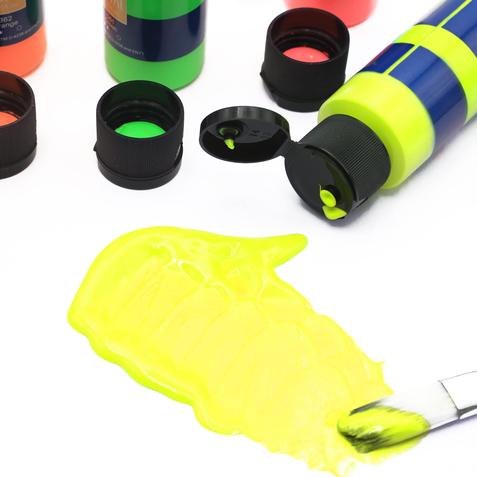 Acrylic Paint 0.7oz Neon Set #Color_Yellow