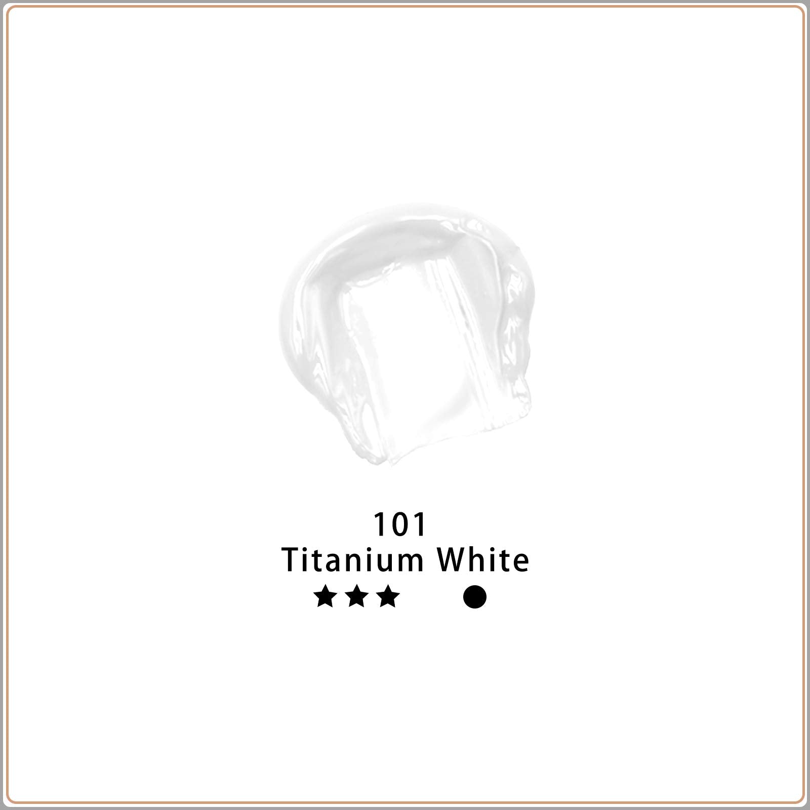 Titanium White Acrylic Paint Tube (120ml / 4.05oz)