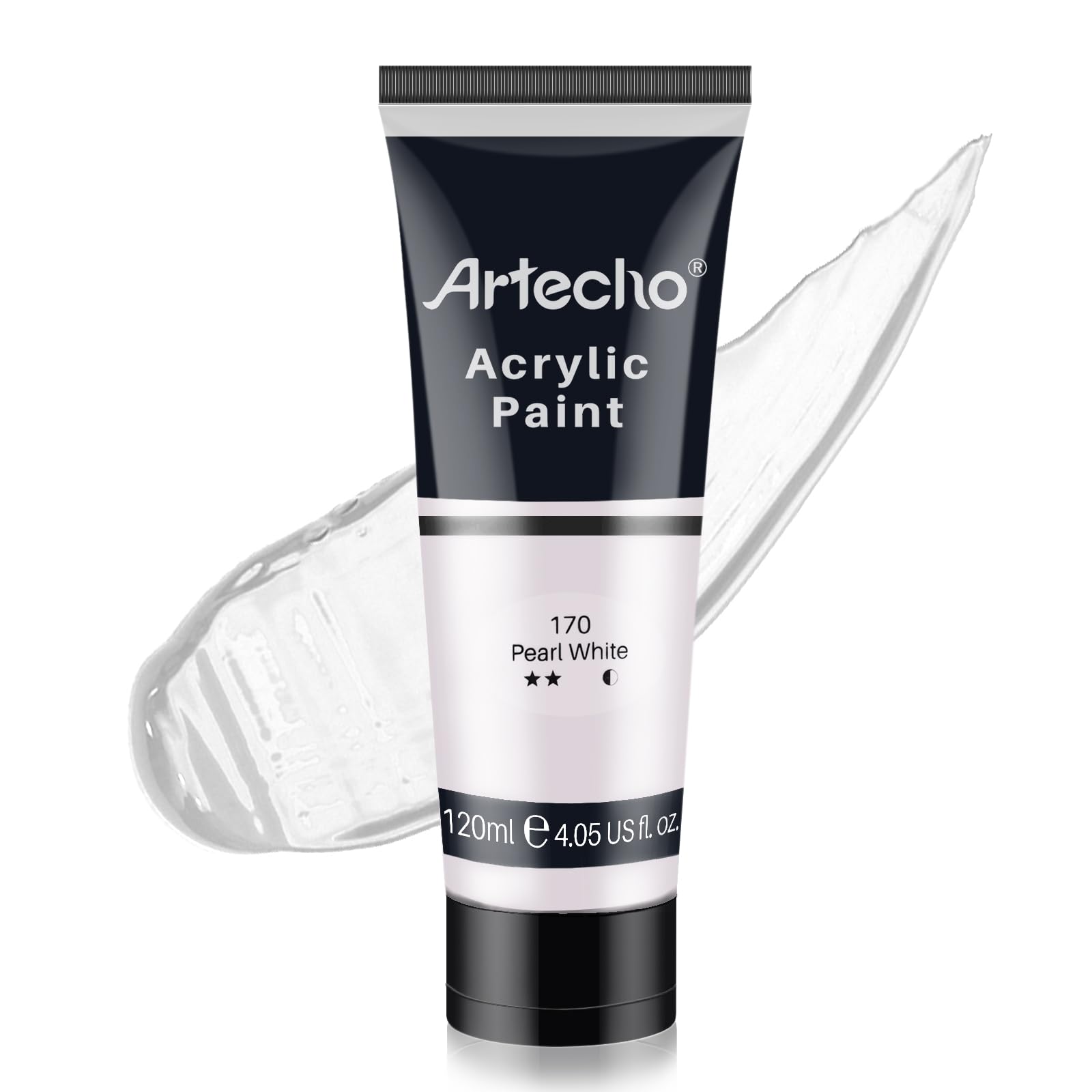 Titanium White Acrylic Paint Tube (120ml / 4.05oz)