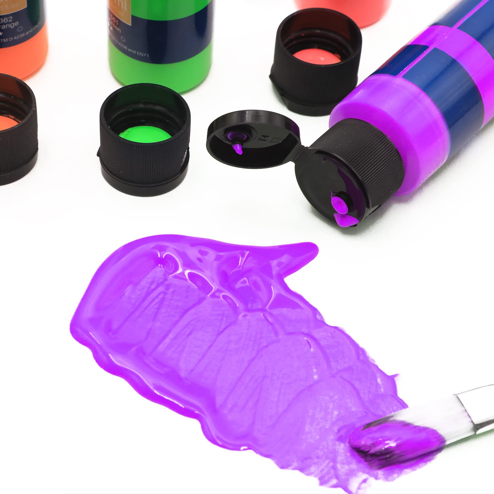 Acrylic Paint 0.7oz Neon Set #Color_Purple