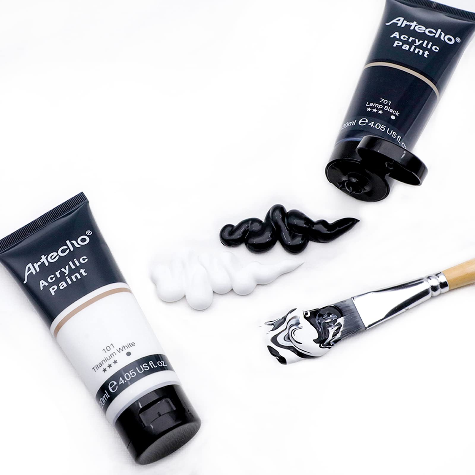 Titanium White Acrylic Paint Tube (120ml / 4.05oz)