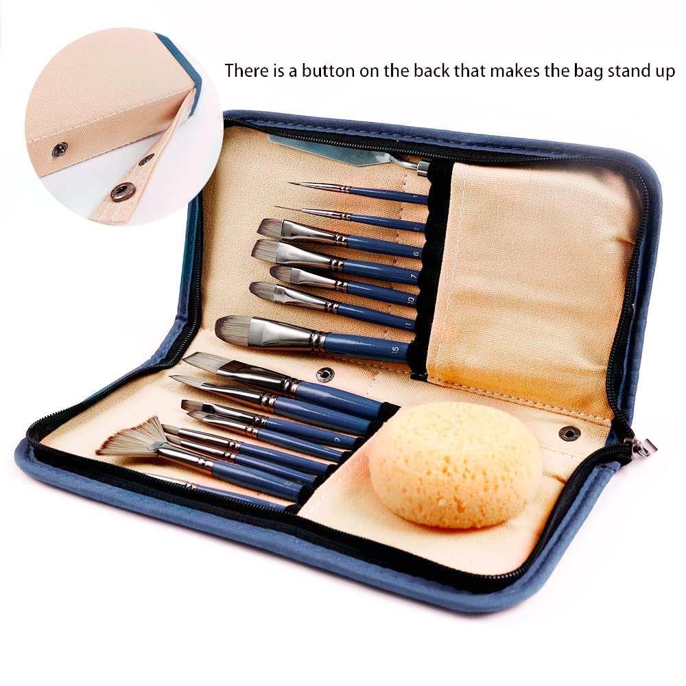 Artist Brush Basic Set #Size_18 PCS Acrylic