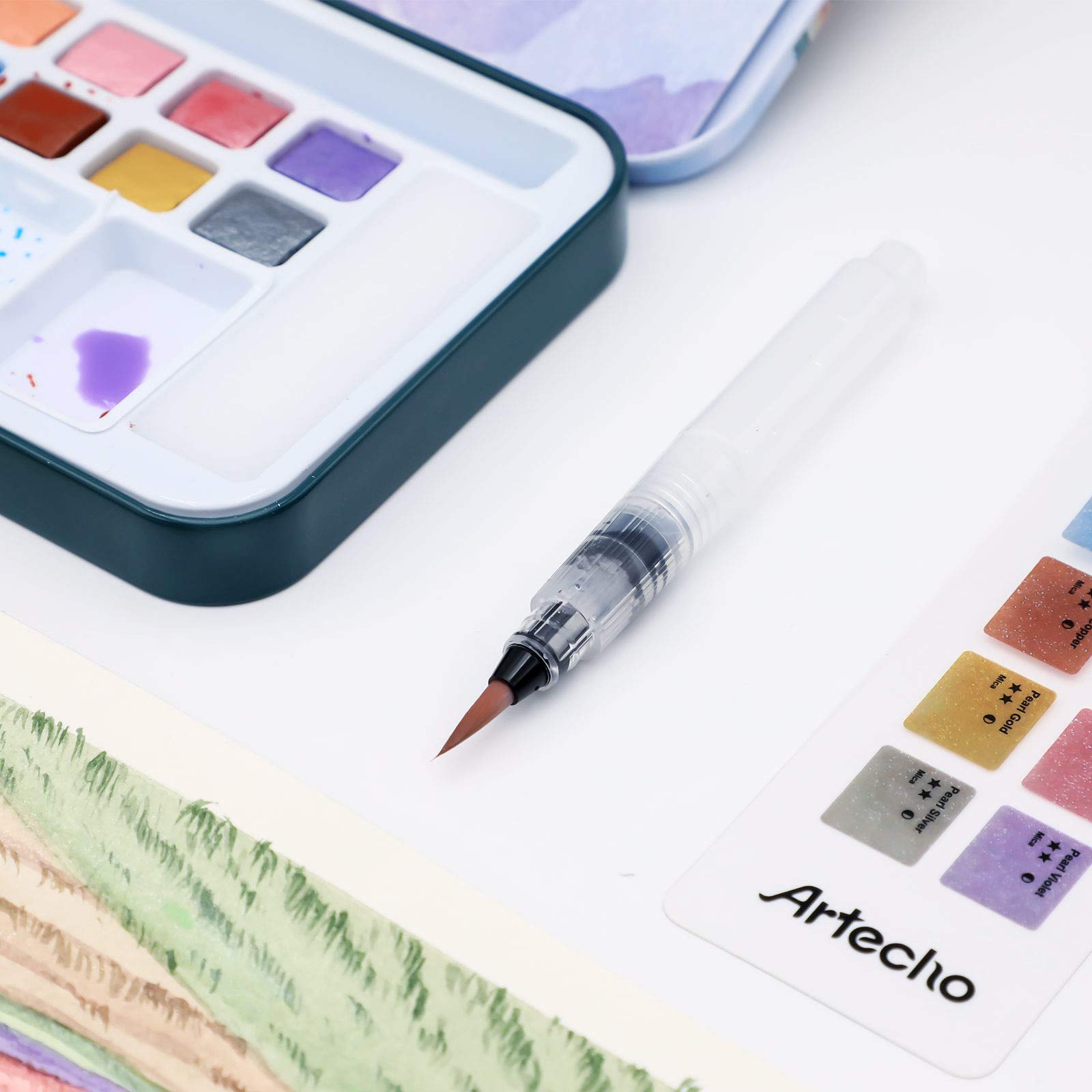 Watercolor Paint Set 100 Colors #Size_12 Colors