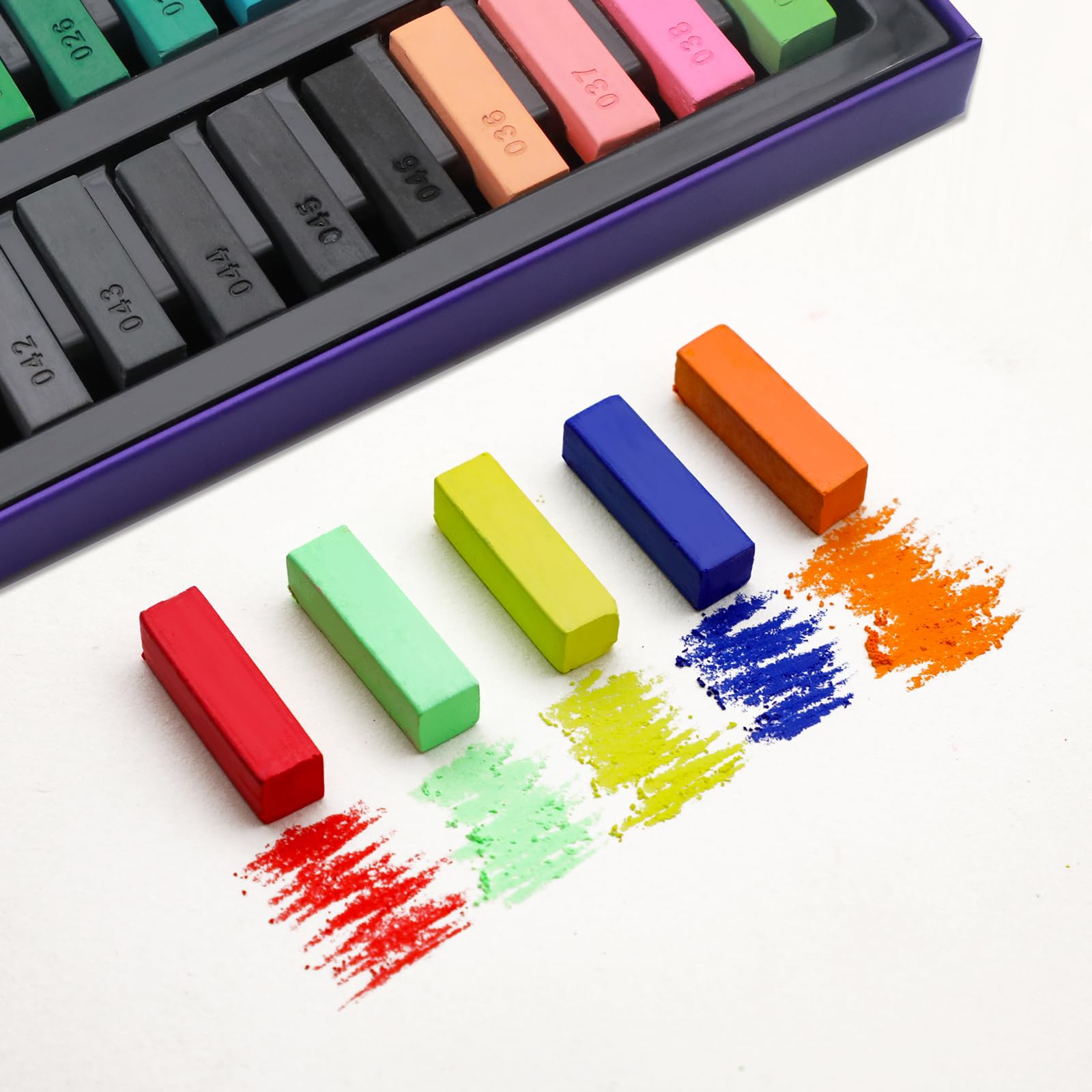 Soft Pastels Set, 50 PCS / 48 Colors