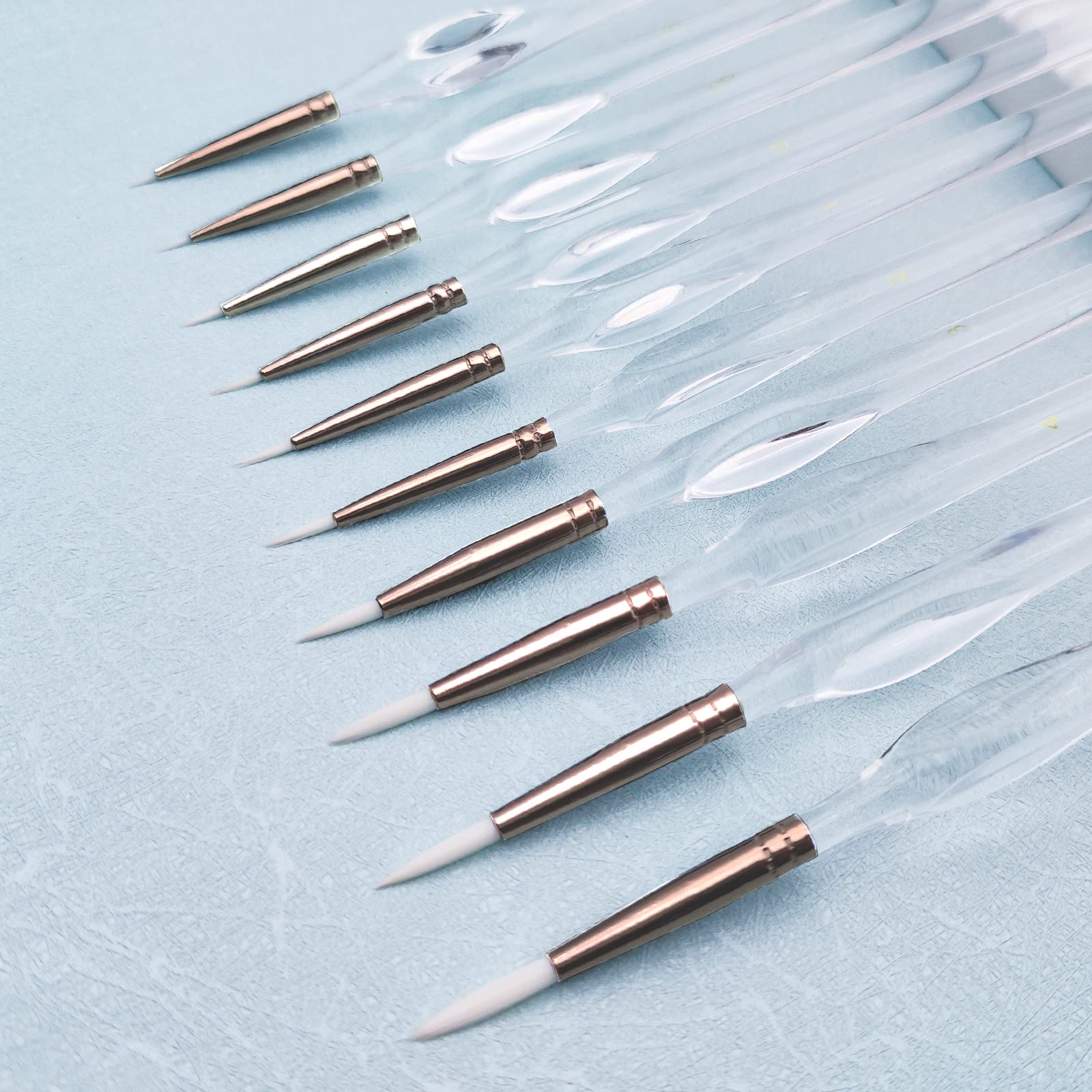 Detail Brush Set #Size_10 PCS White