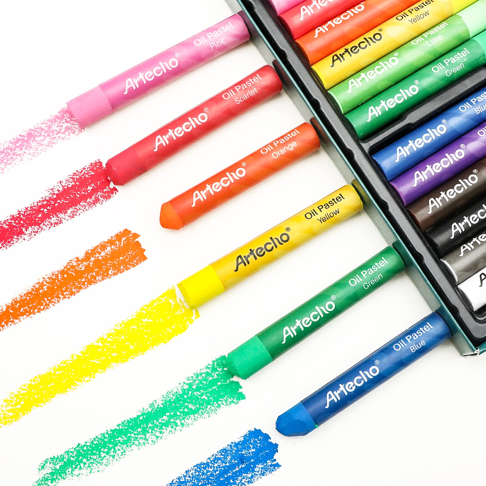 Soft Oil Pastels Set, 72 Colors (10x70mm)