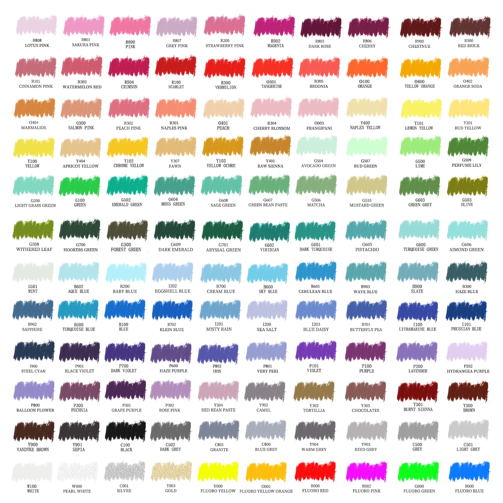 Soft Oil Pastels Set, 120 Colors (10x70mm)