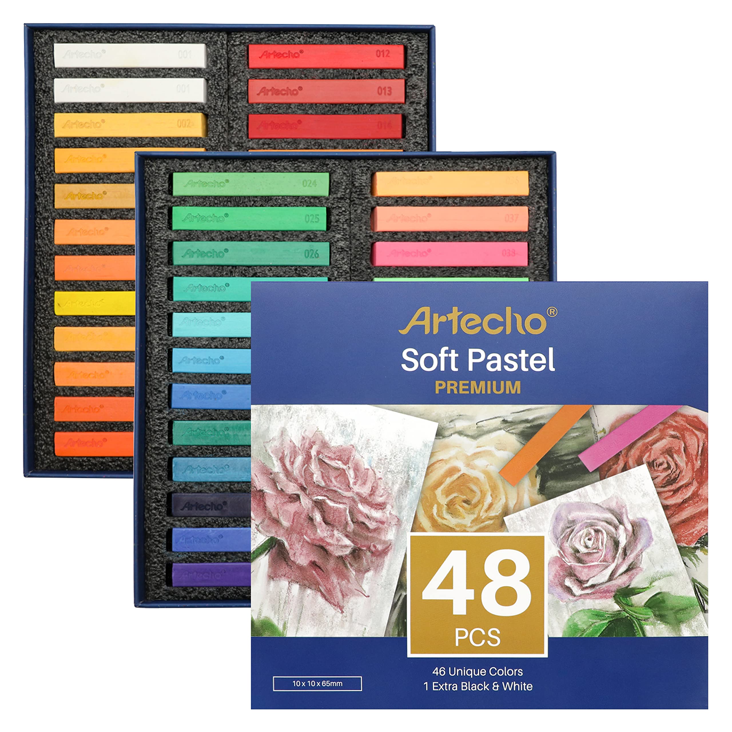 Soft Pastels Set, 48 PCS / 46 Colors