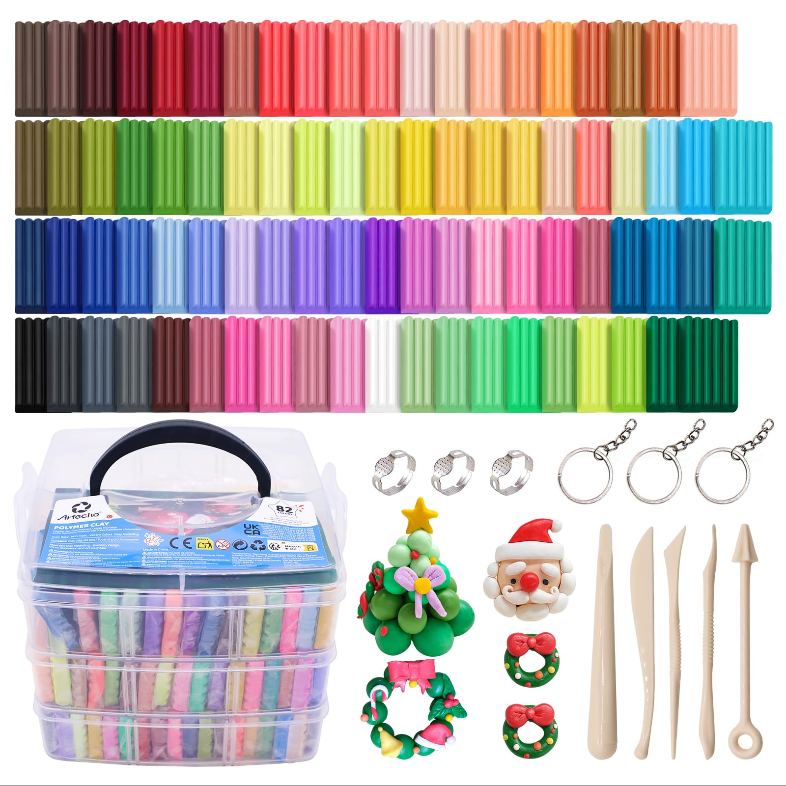 Polymer Clay Set #Size_82 Basic Colors
