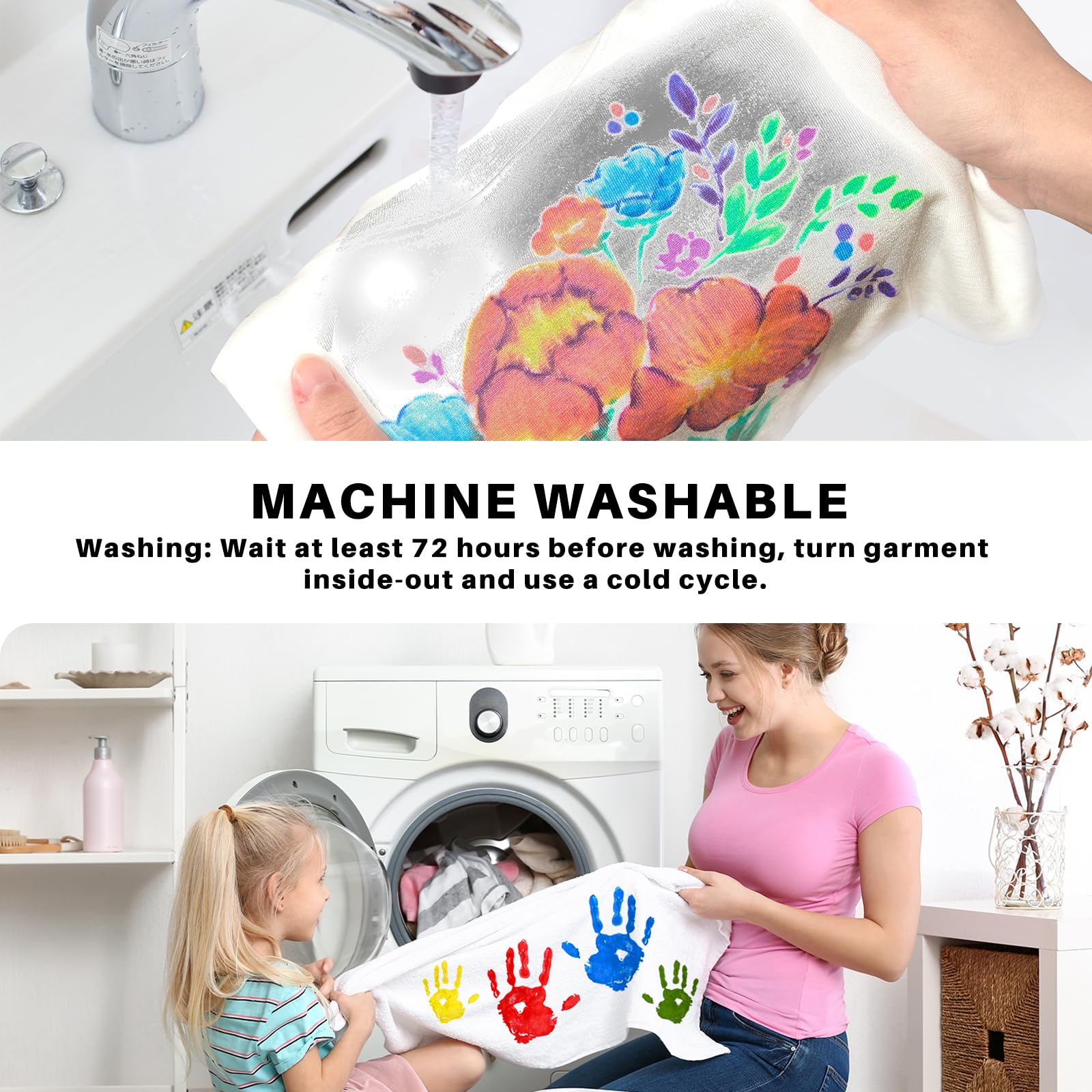 Fabric Paint, White (250ml / 8.45oz)