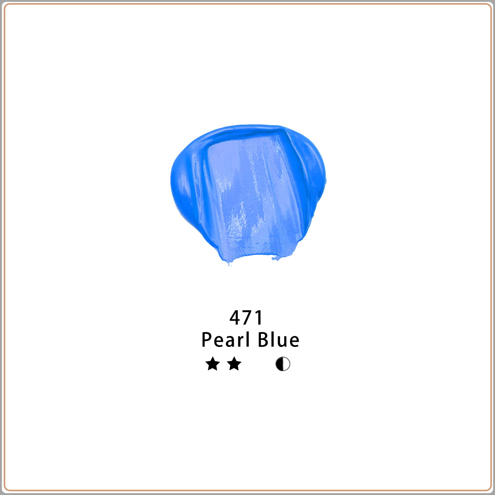 Acrylic Paint 4.05oz #Color_Pearl Blue