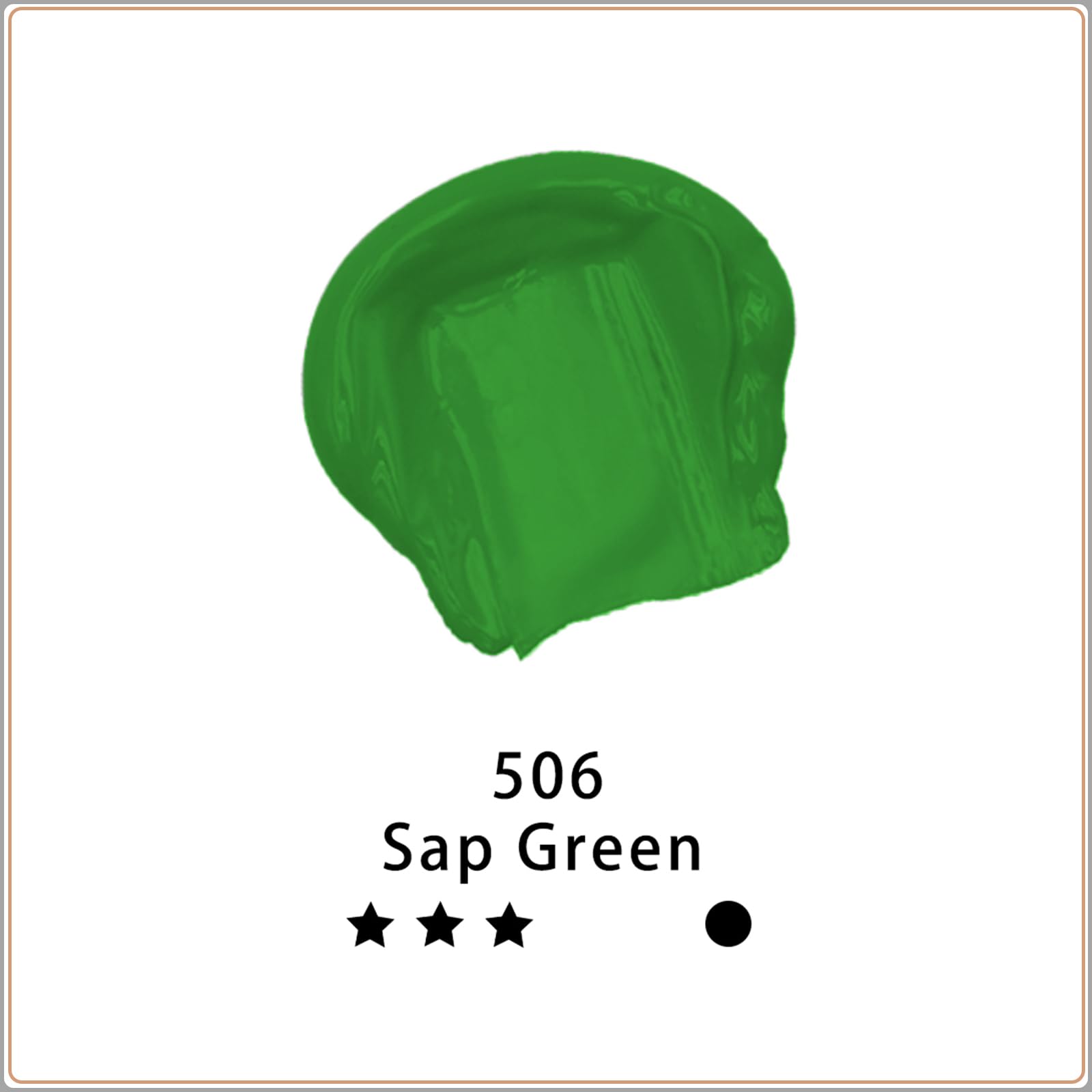 Acrylic Paint 500ml Set #Color_Sap Green