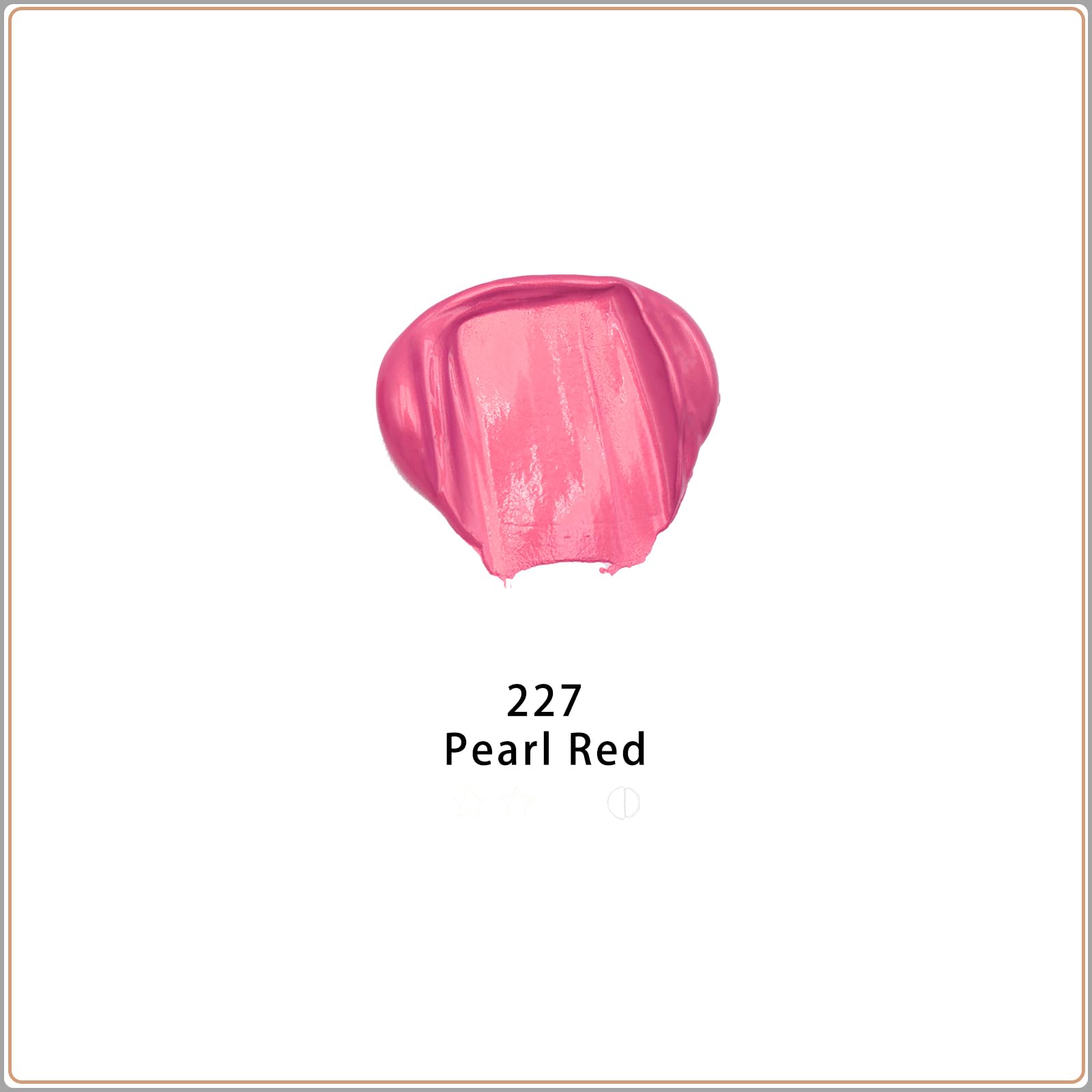Acrylic Paint 4.05oz #Color_Pearl Red
