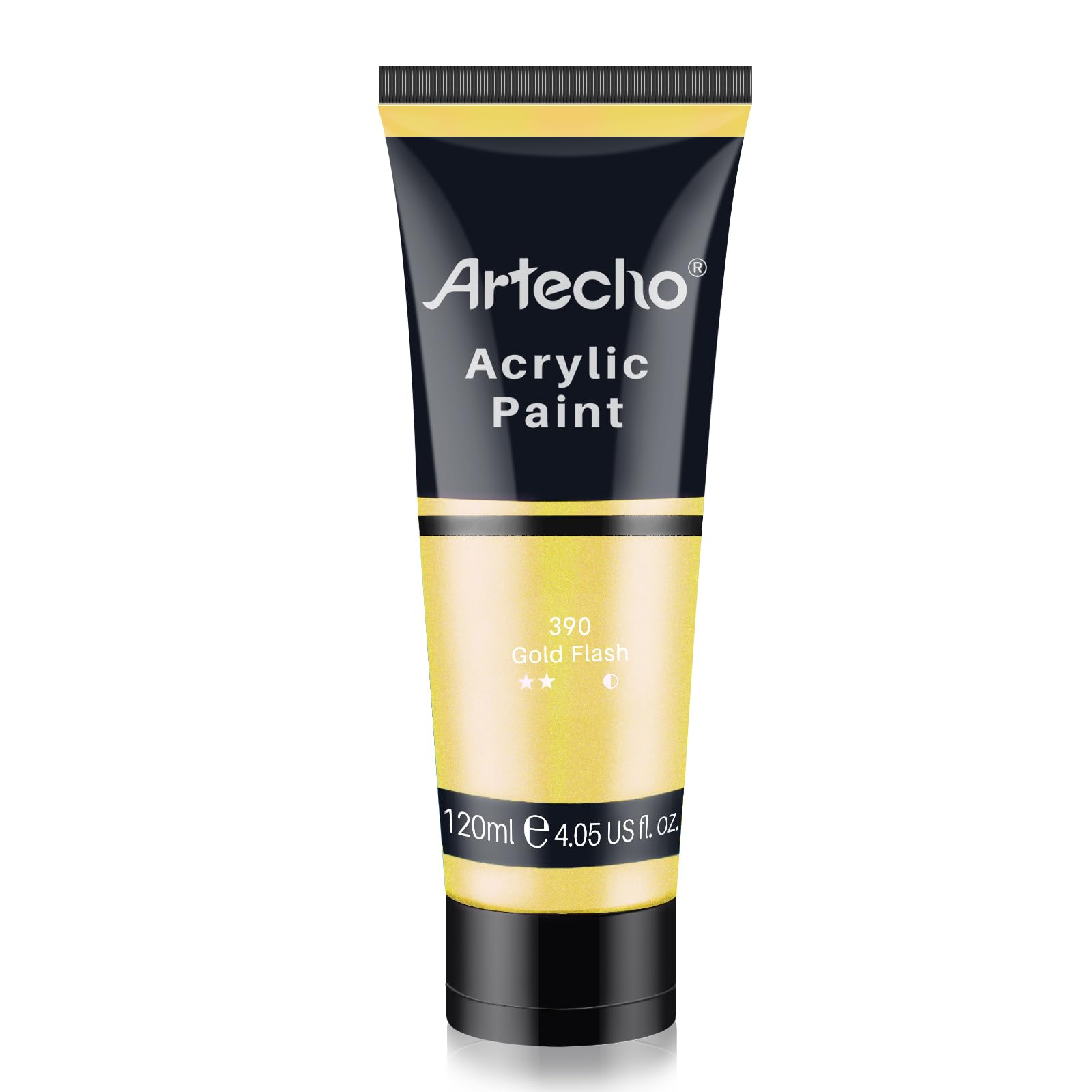 Acrylic Paint 4.05oz #Color_Gold Flash