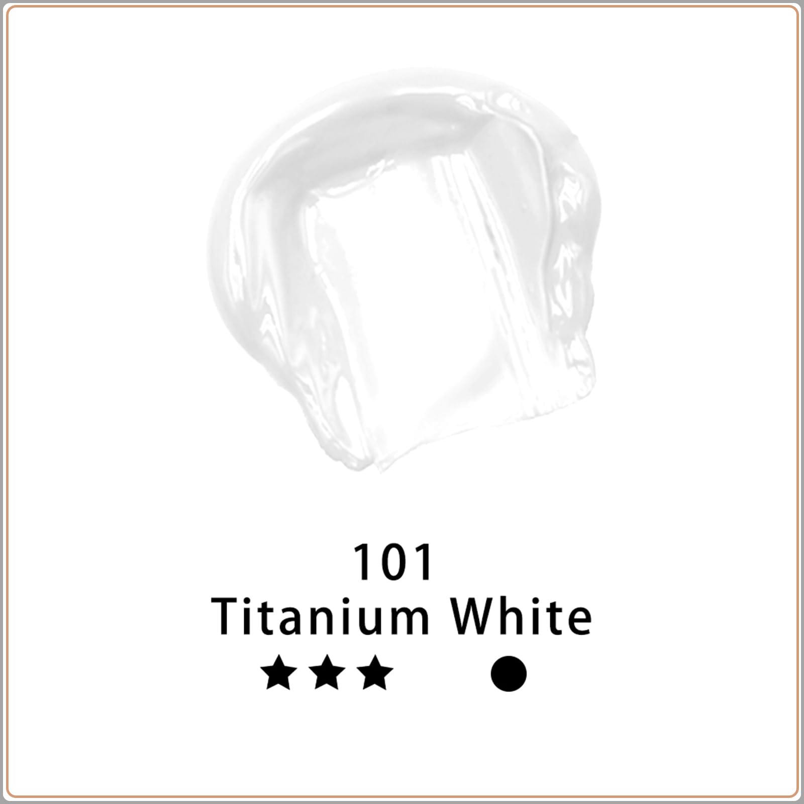 Acrylic Paint 500ml Set #Color_Titanium White