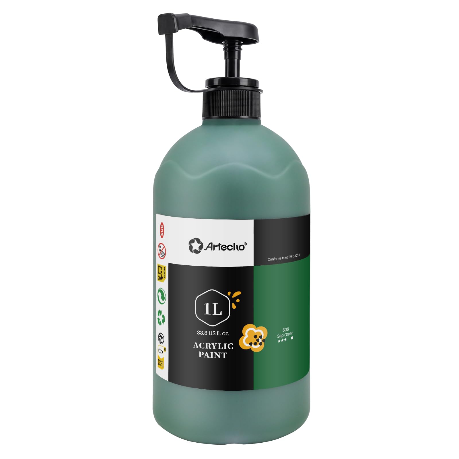 Acrylic Paint 1L #Color_Sap Green