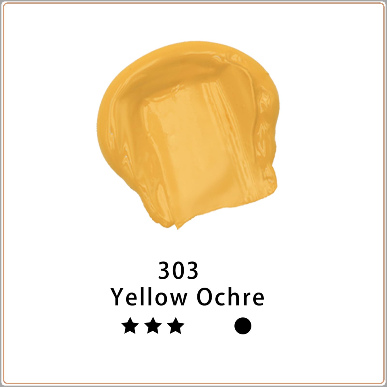 Acrylic Paint 500ml Set #Color_Yellow Ochre