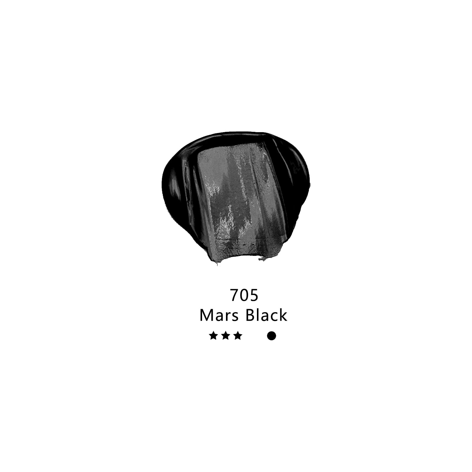 Acrylic Paint 1L #Color_Mars Black