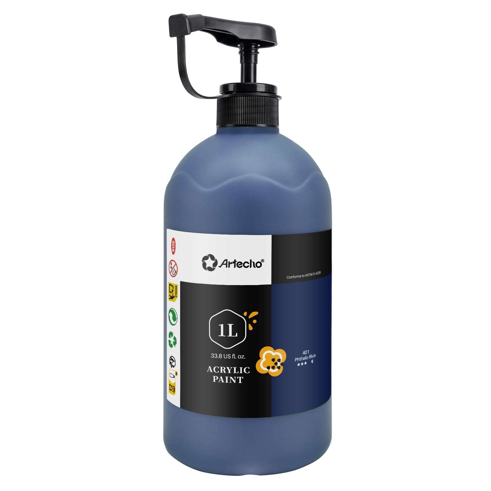 Acrylic Paint 1L #Color_Phthalo Blue