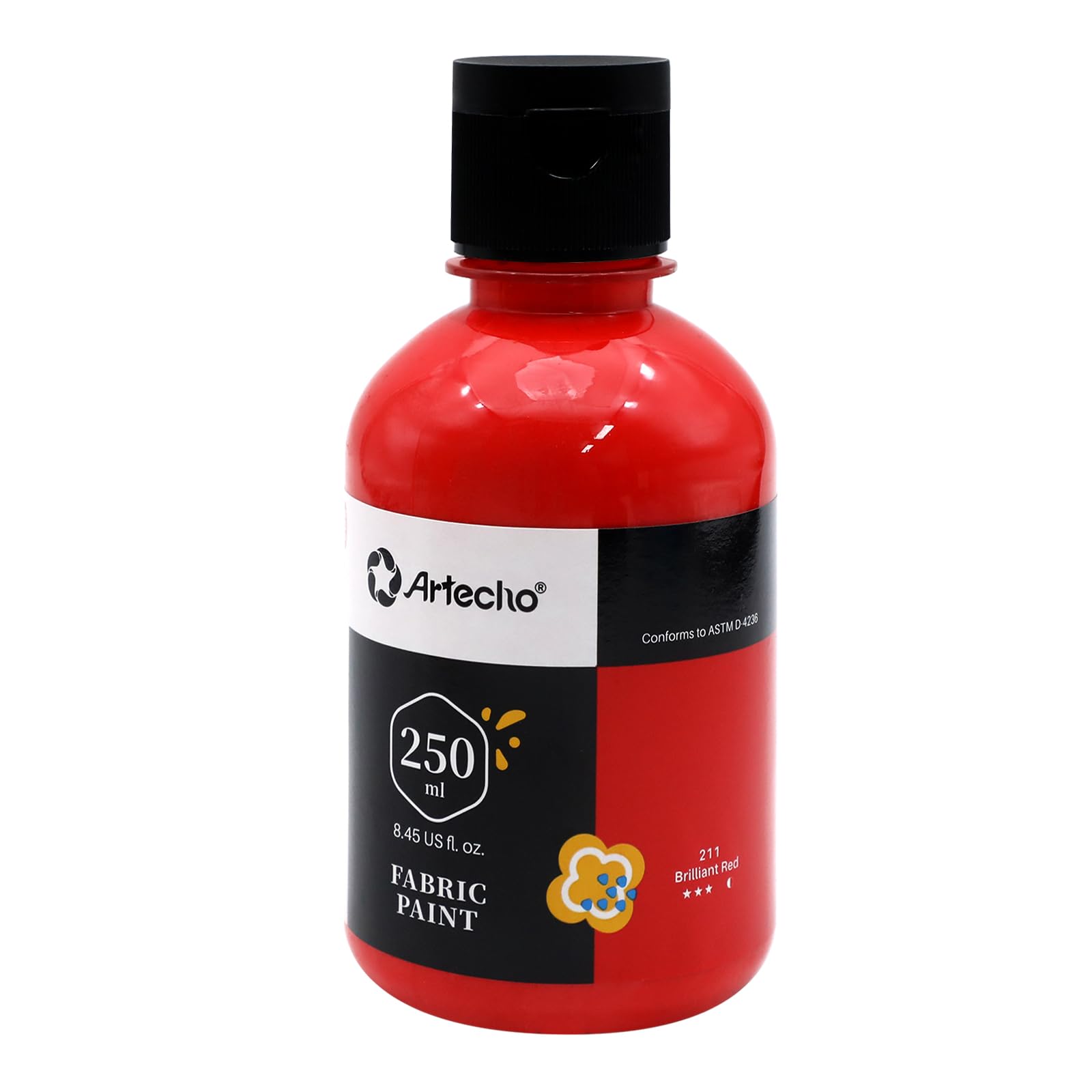 Fabric Paint 250ml #Color_Red
