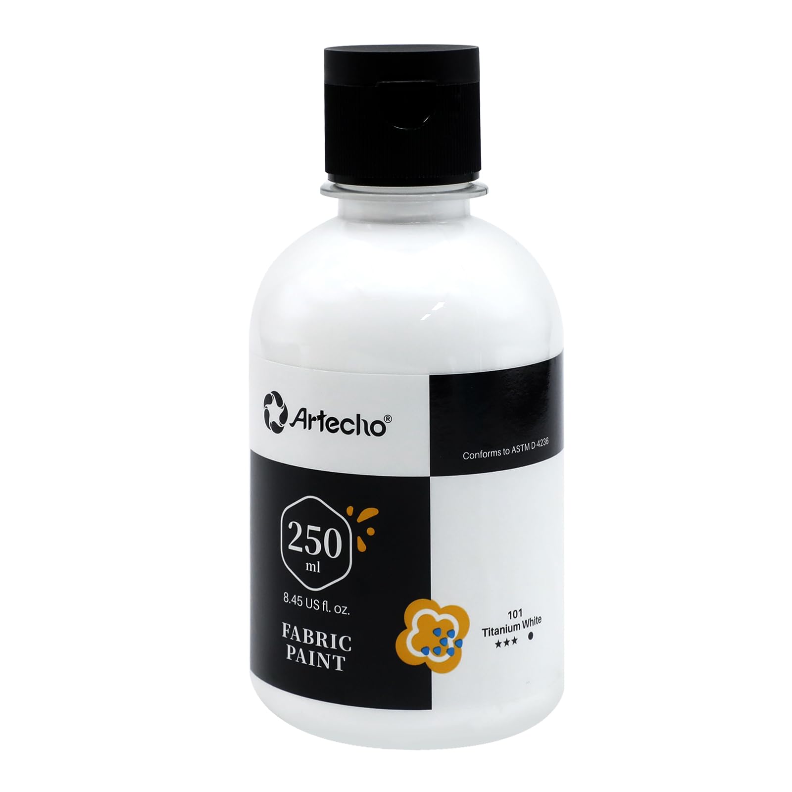 Fabric Paint 250ml #Color_White