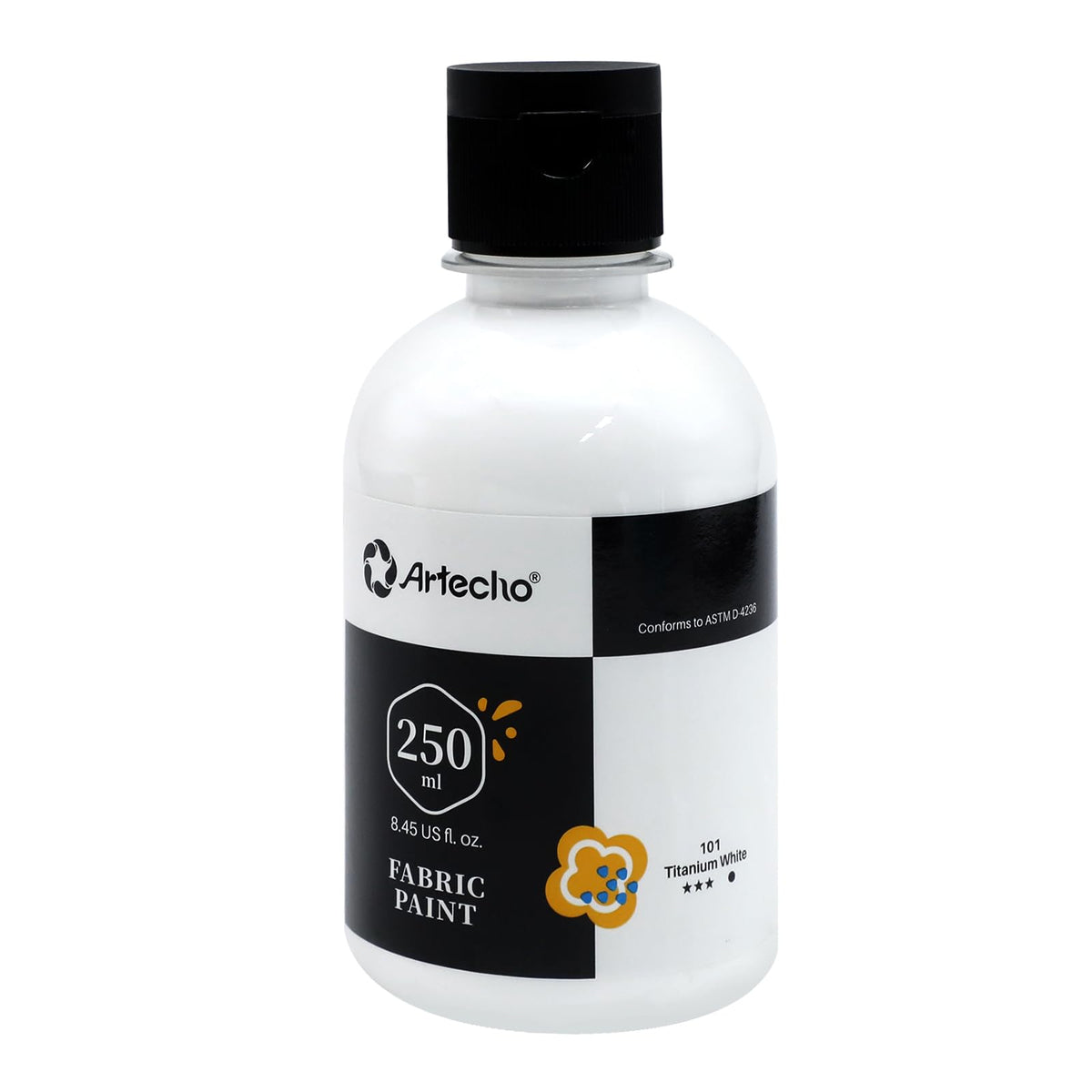 Fabric Paint 250ml #Color_8 Basic Colors