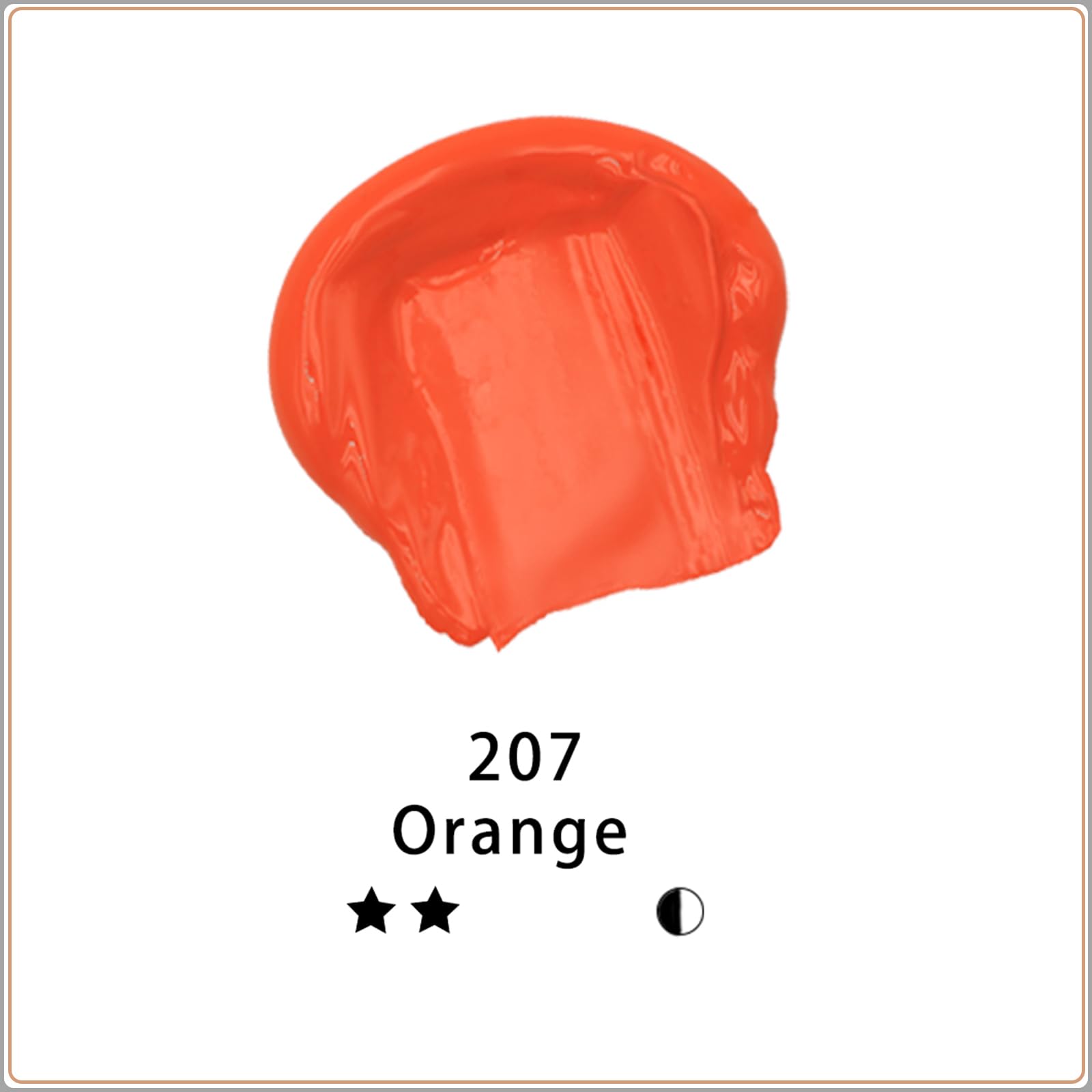 Acrylic Paint 500ml Set #Color_Orange