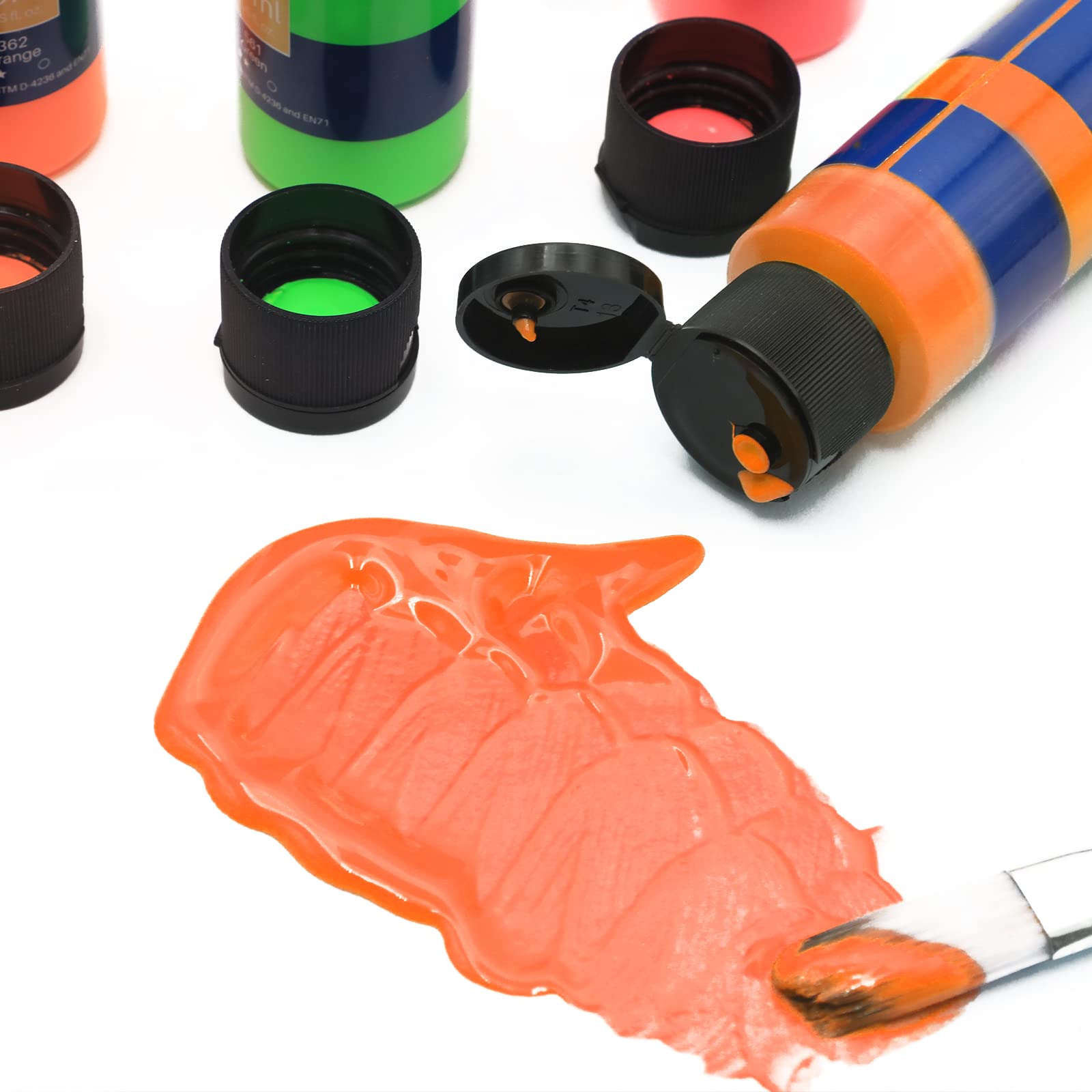 Acrylic Paint 0.7oz Neon Set #Color_Orange
