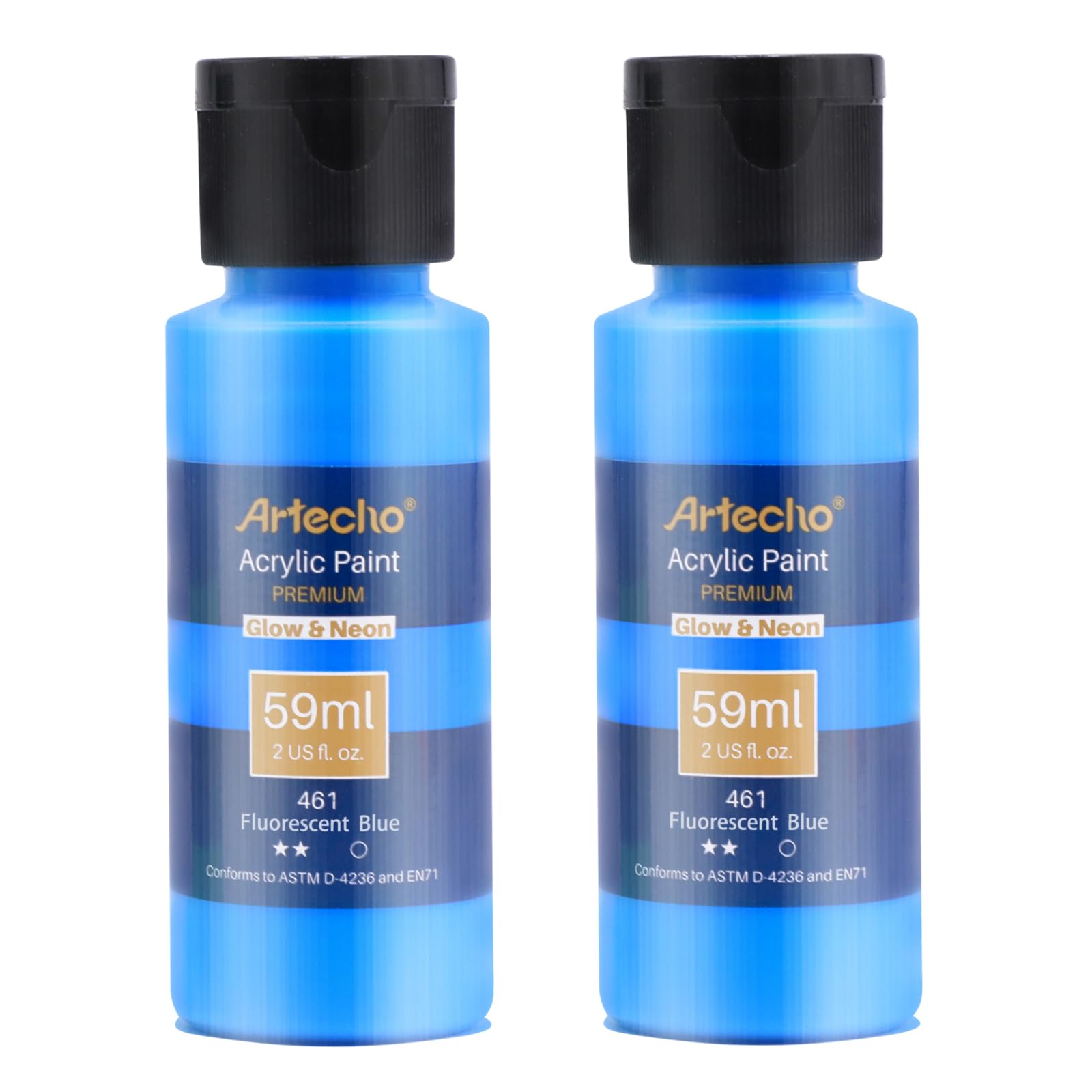 Acrylic Paint 0.7oz Neon Set #Color_Blue