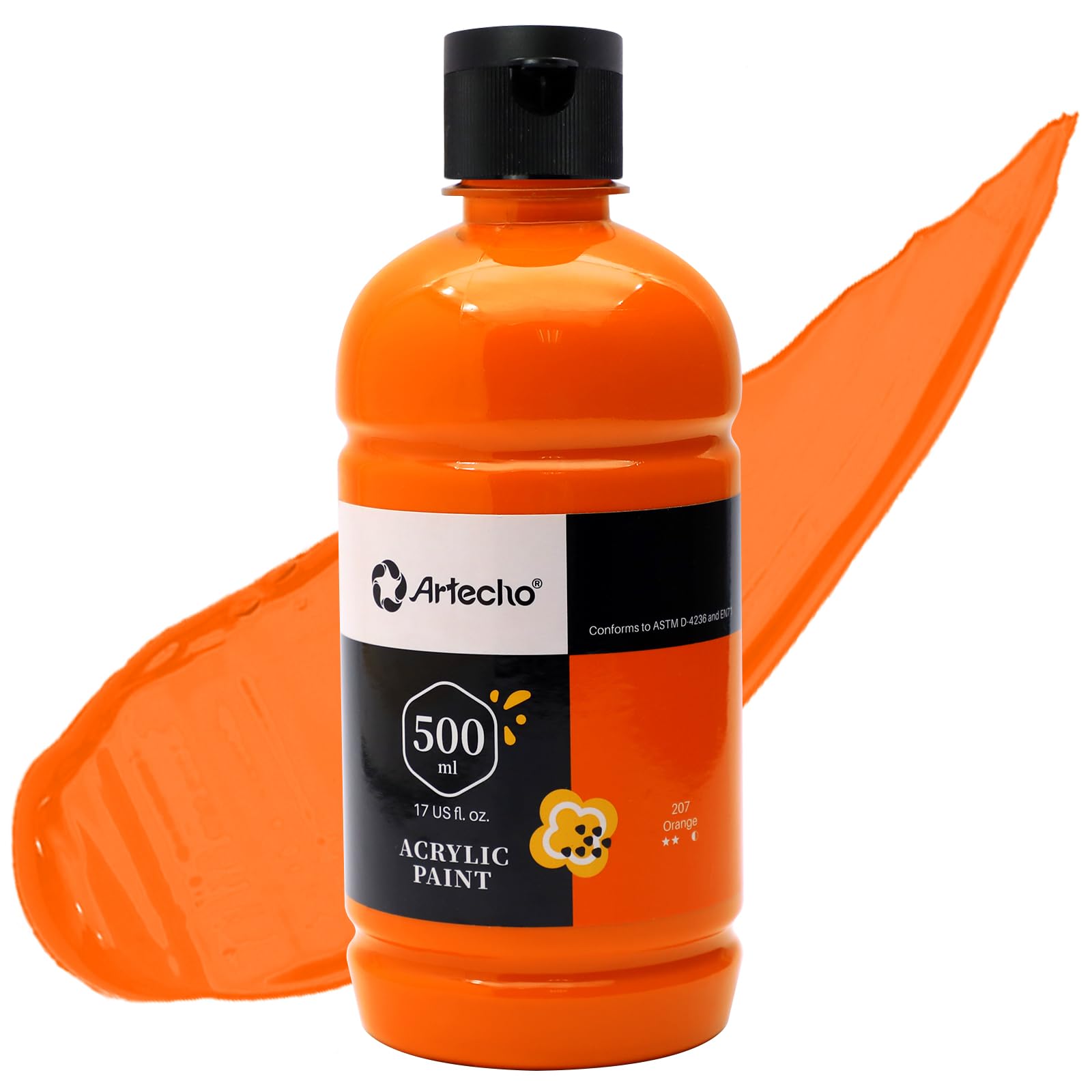 Acrylic Paint 500ml Set #Color_Orange