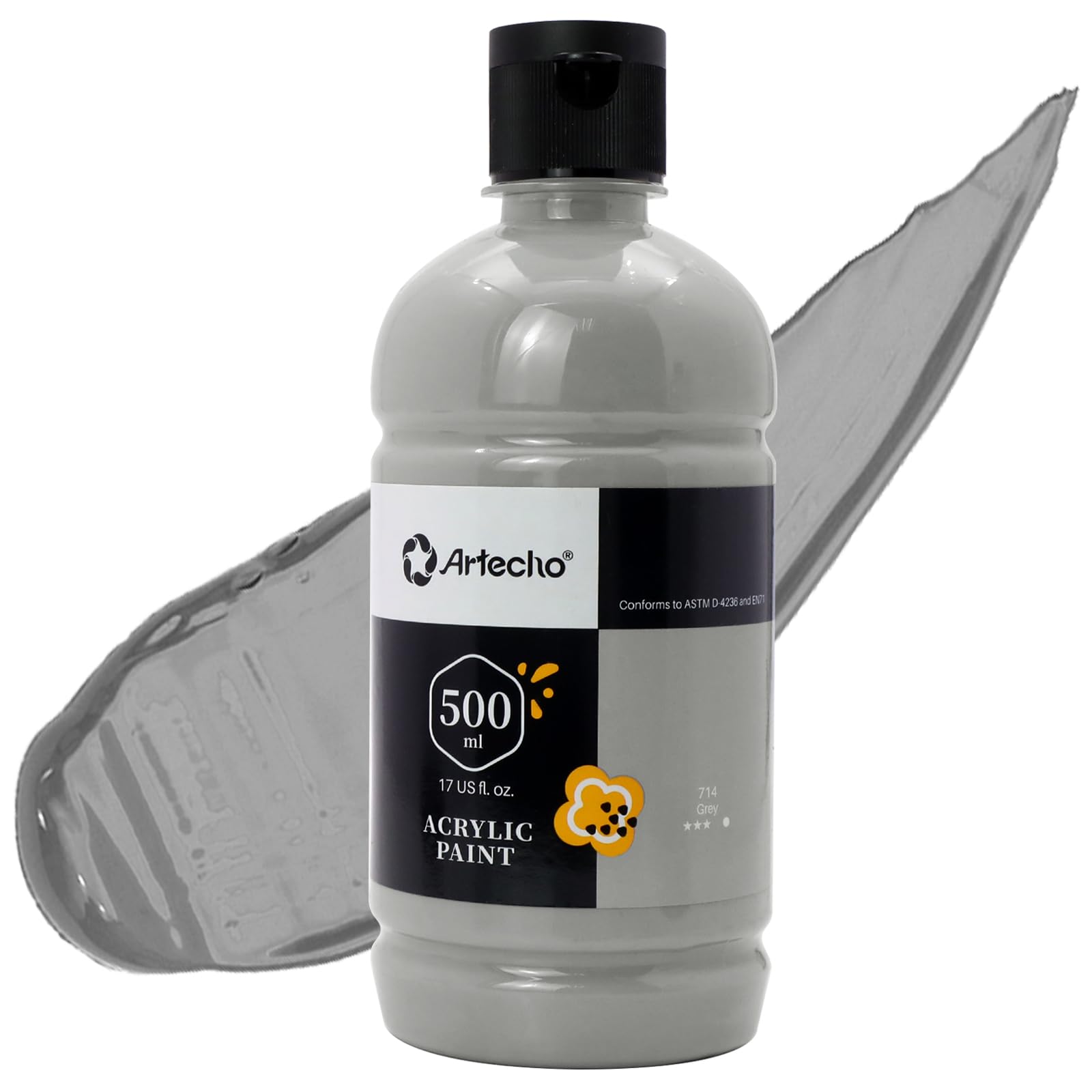 Acrylic Paint 500ml Set #Color_Grey
