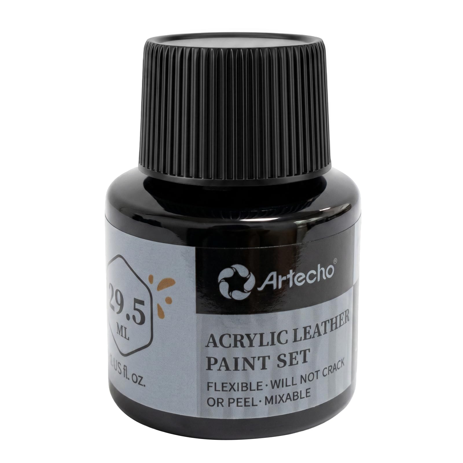 Leather Paint 1oz #Color_Black