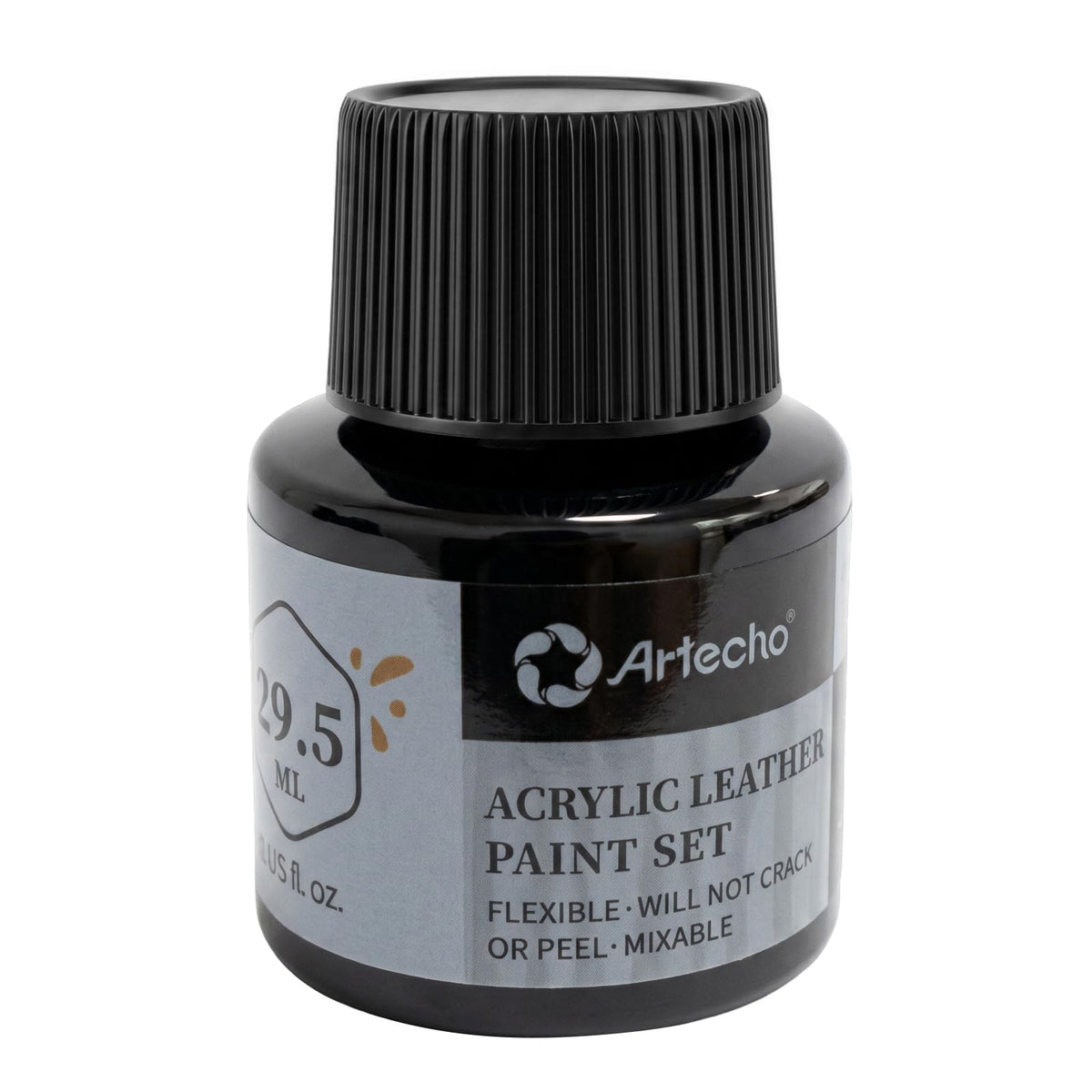 Leather Paint 1oz #Color_Black