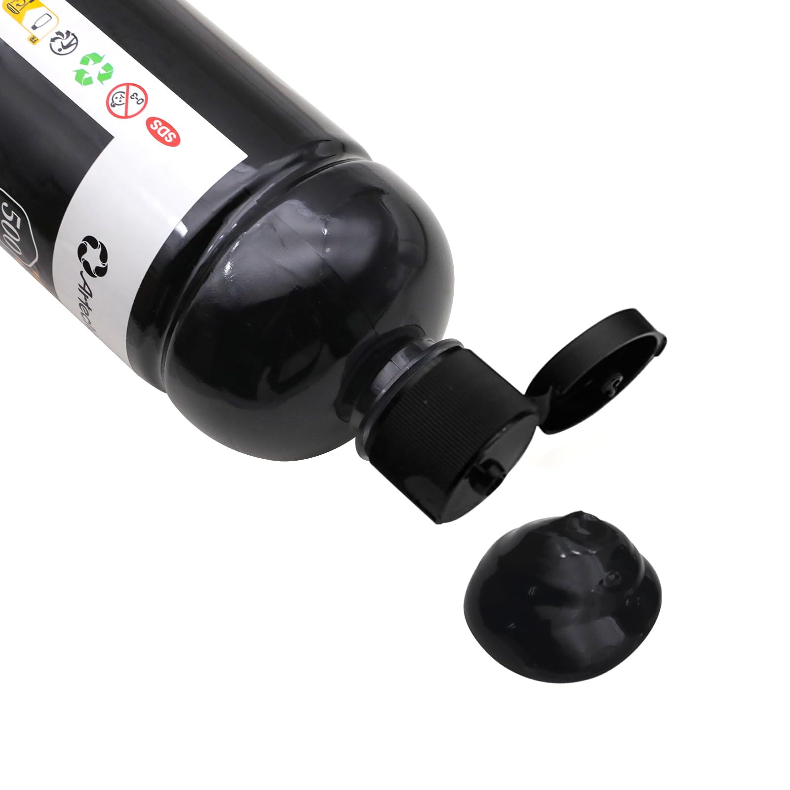 Acrylic Paint 500ml Set #Color_Lamp Black
