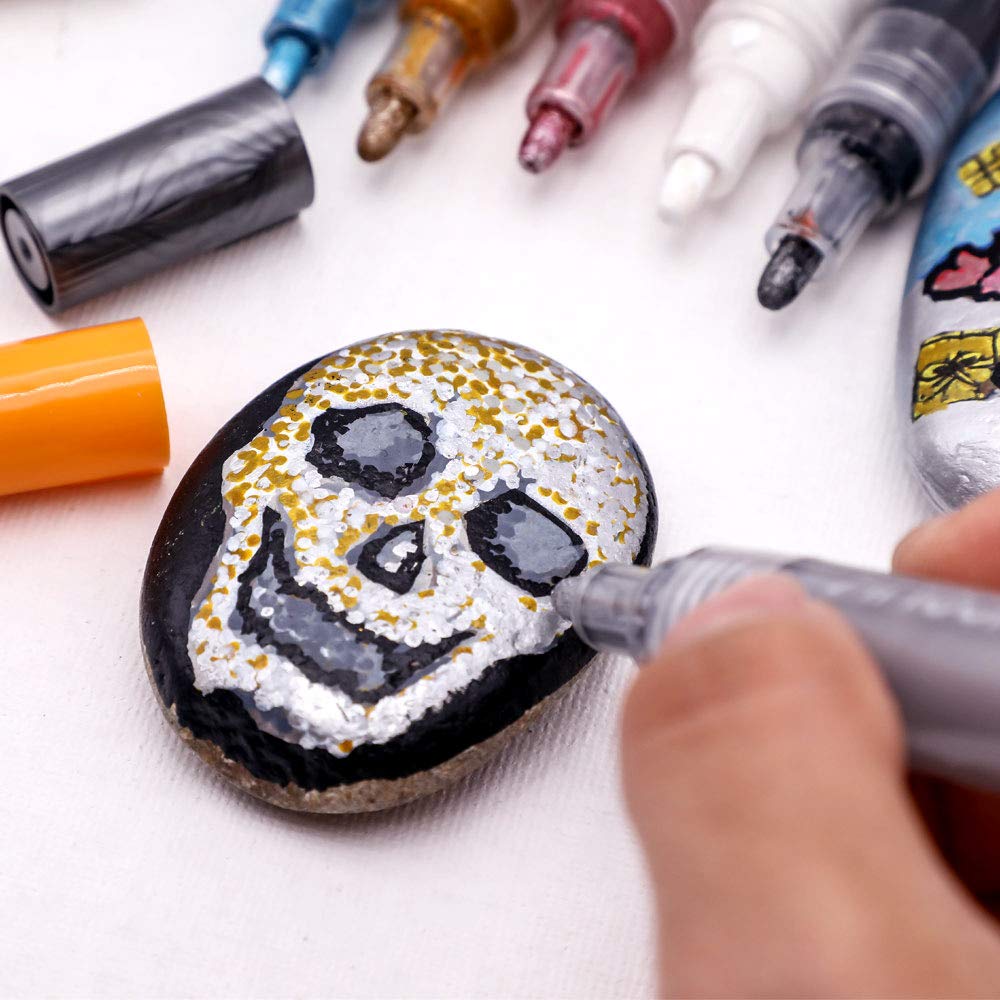 Acrylic Marker 3mm Line #Size_12 Metallic Colors