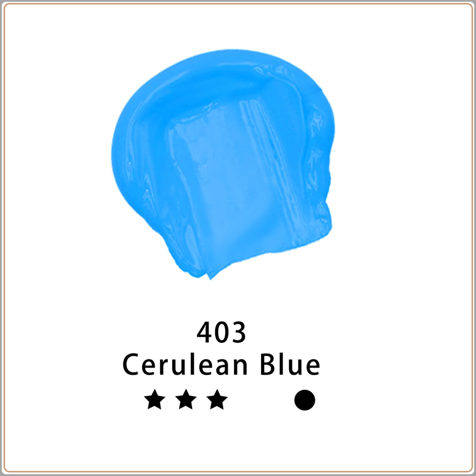 Acrylic Paint 500ml Set #Color_Cerulean Blue