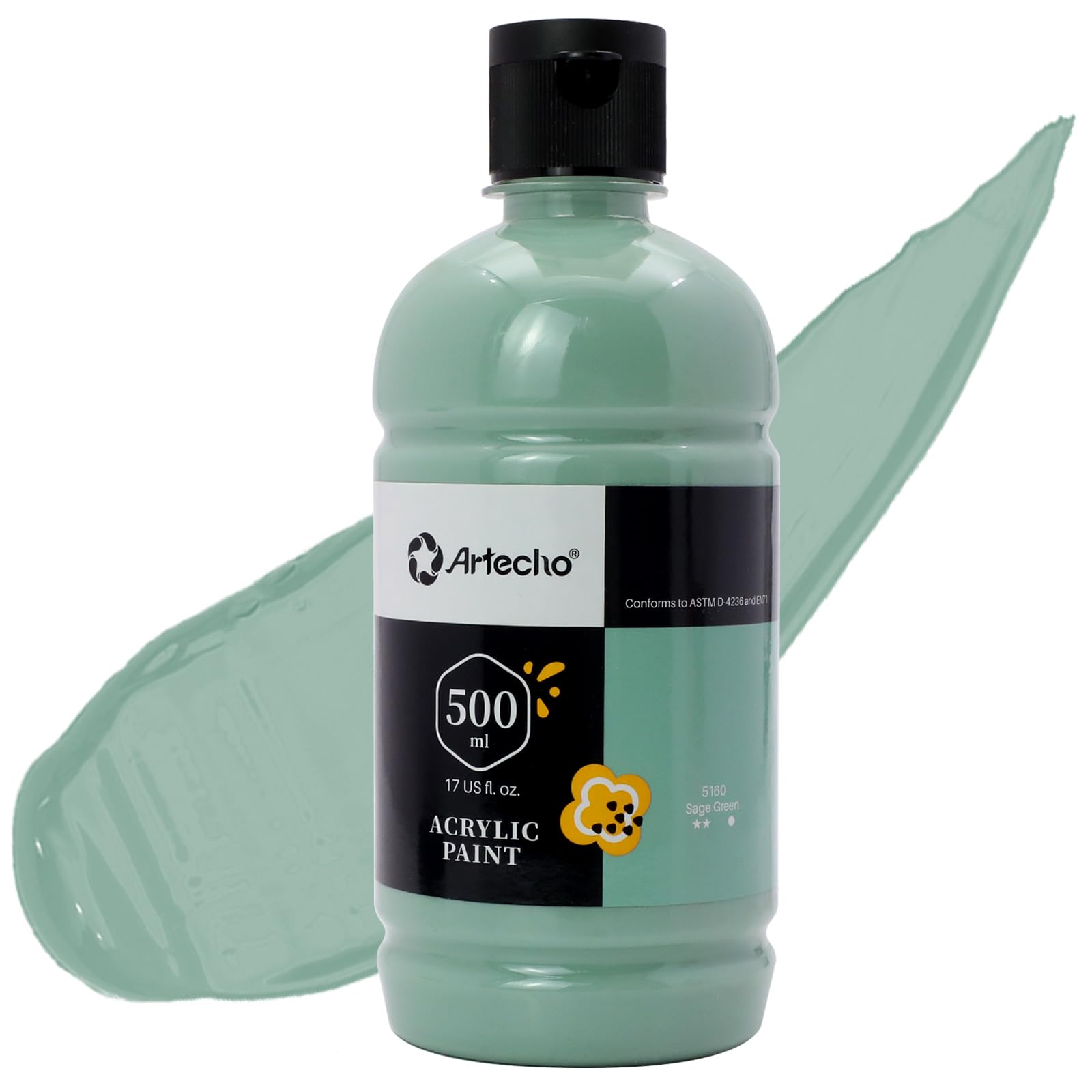 Acrylic Paint 500ml Set #Color_Sage Green