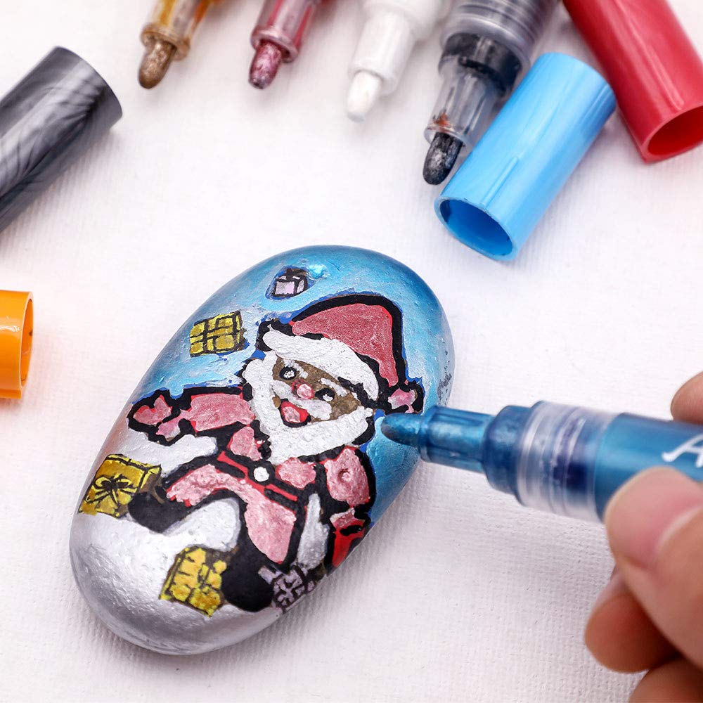 Acrylic Marker 3mm Line #Size_12 Metallic Colors