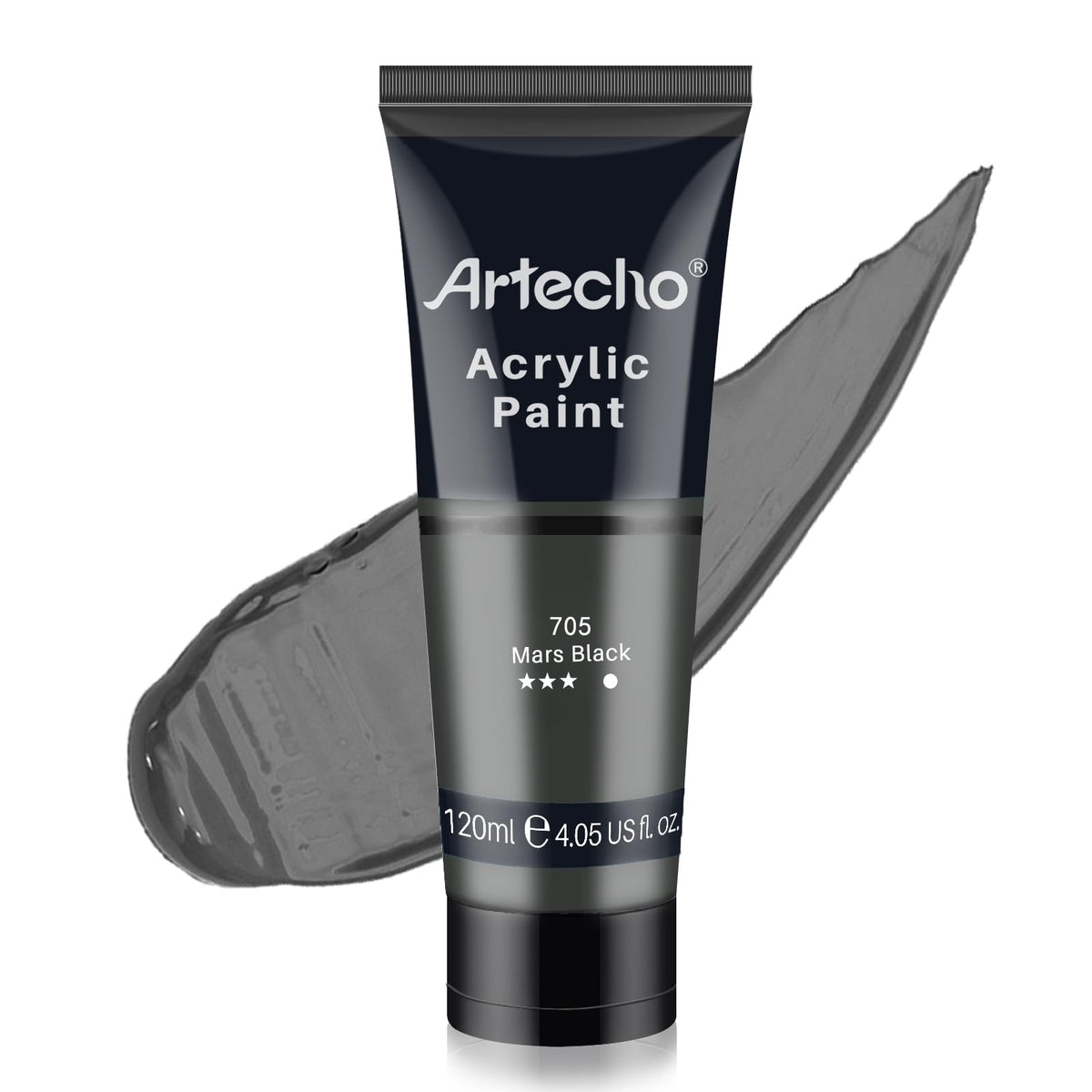 Acrylic Paint 4.05oz #Color_Mars Black