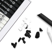Artecho Oil Pastels Set of 12 PCS, 6 White and 6 Black (8 x 60 mm)