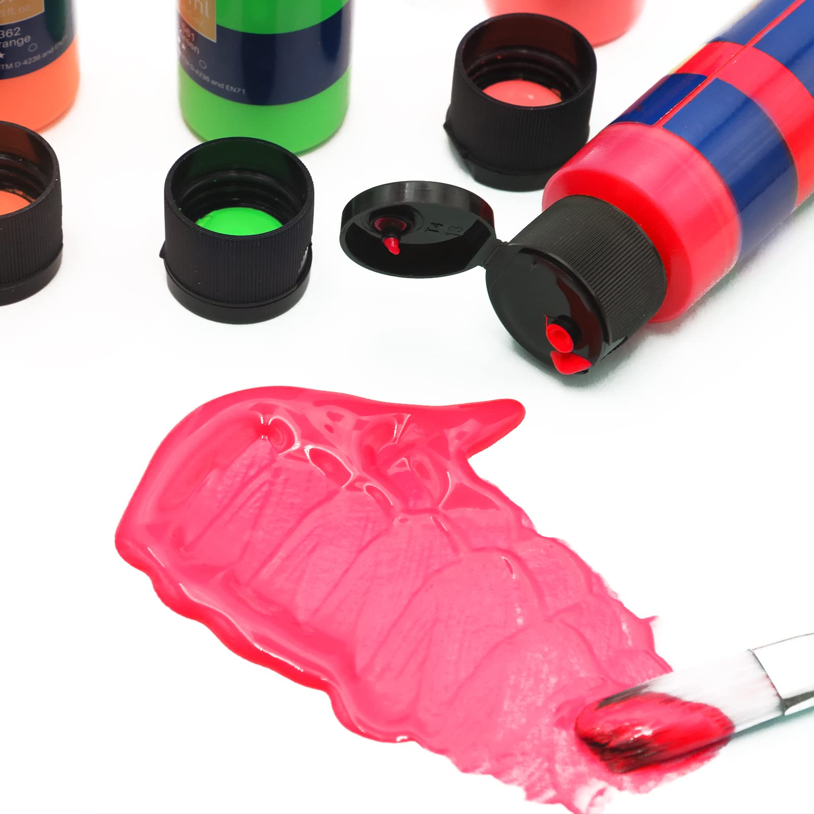 Acrylic Paint 0.7oz Neon Set #Color_Red