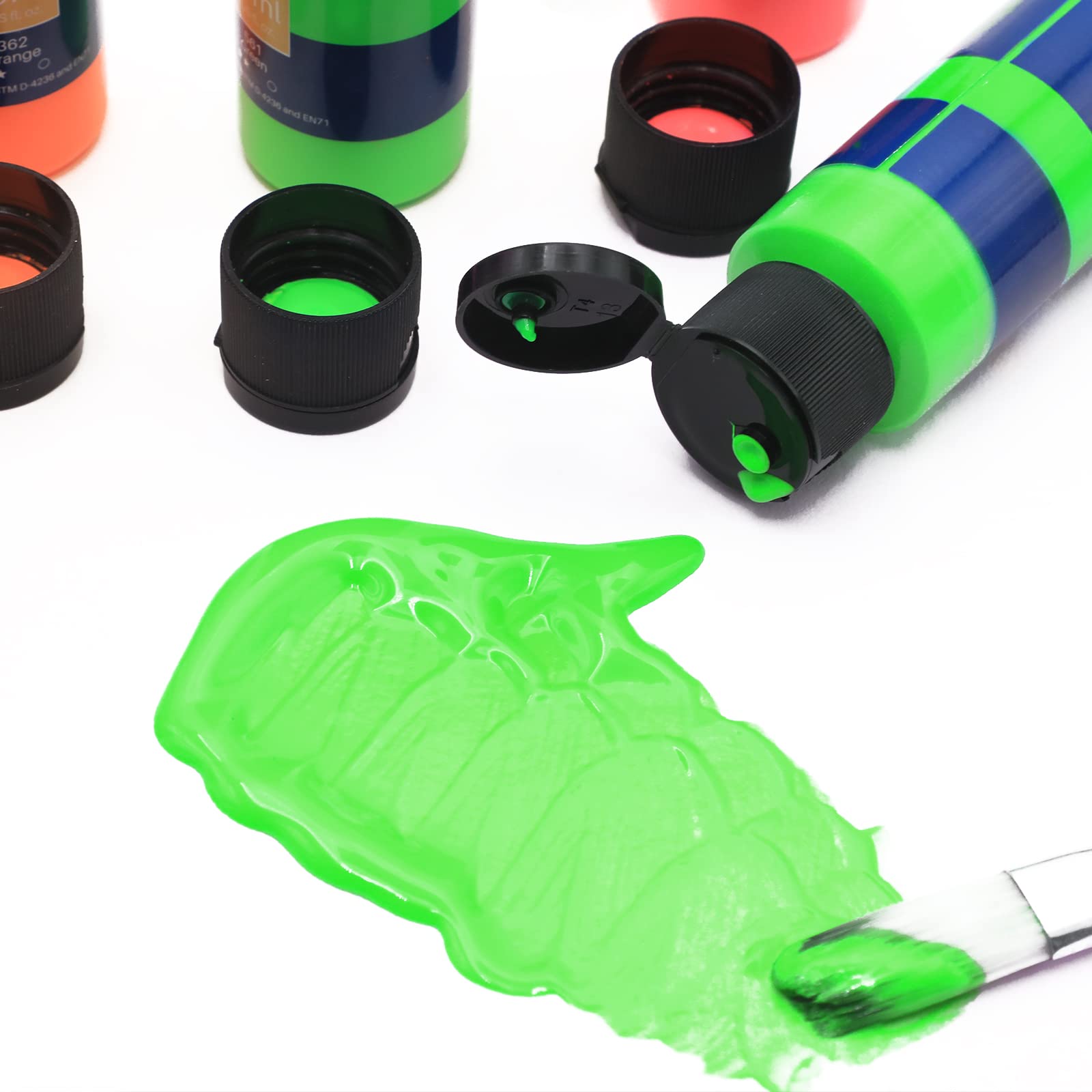 Acrylic Paint 0.7oz Neon Set #Color_Green
