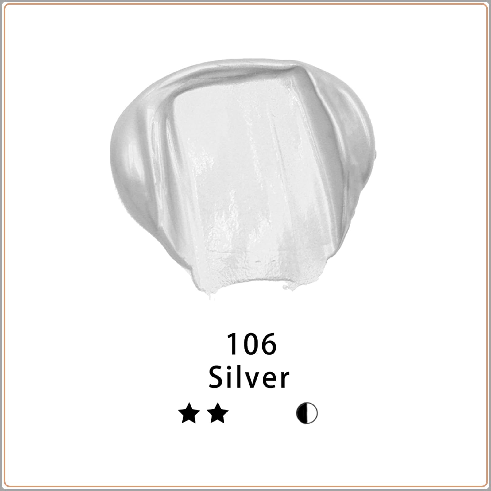 Acrylic Paint 500ml Set #Color_Silver