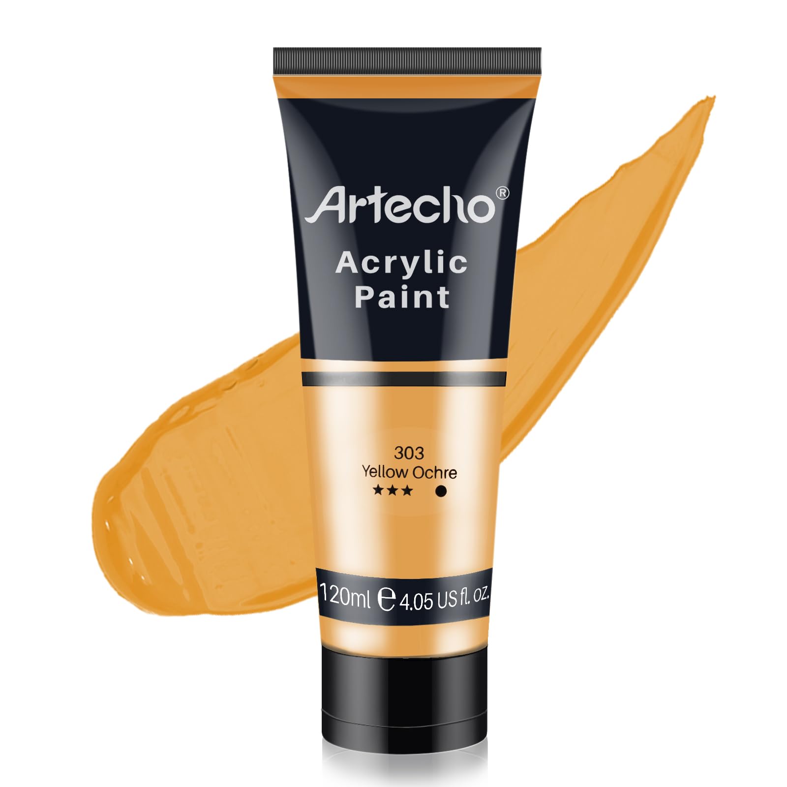 Acrylic Paint 4.05oz #Color_Yellow Ochre