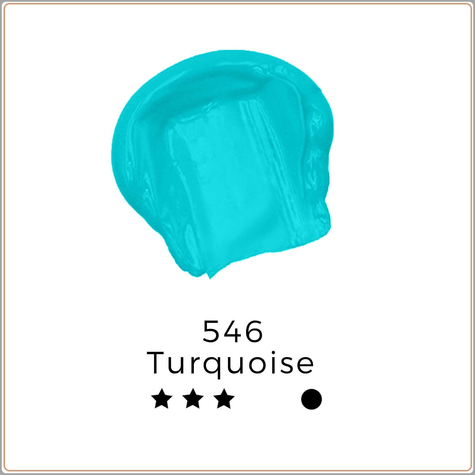 Acrylic Paint 500ml Set #Color_Turquoise