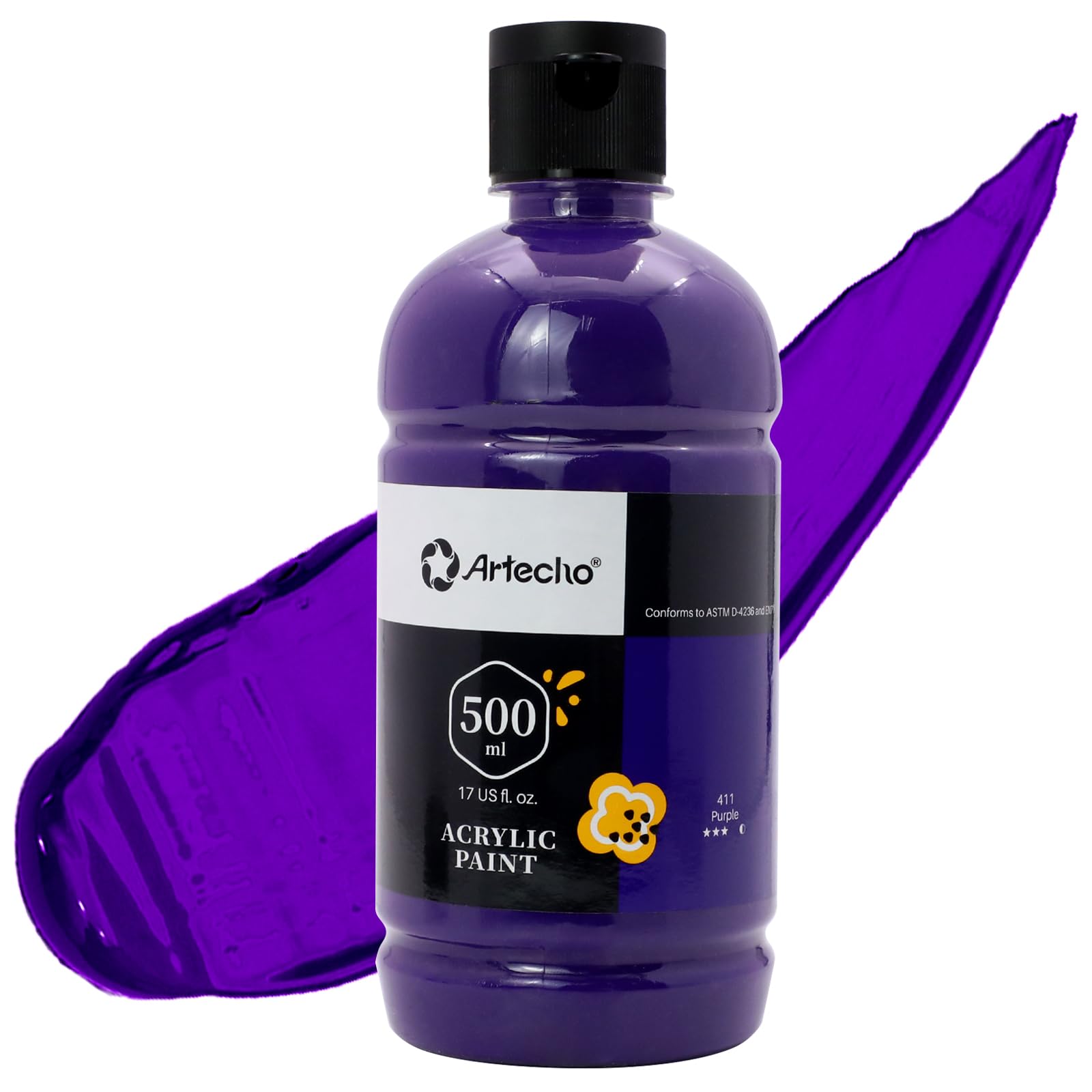 Acrylic Paint 500ml Set #Color_Purple