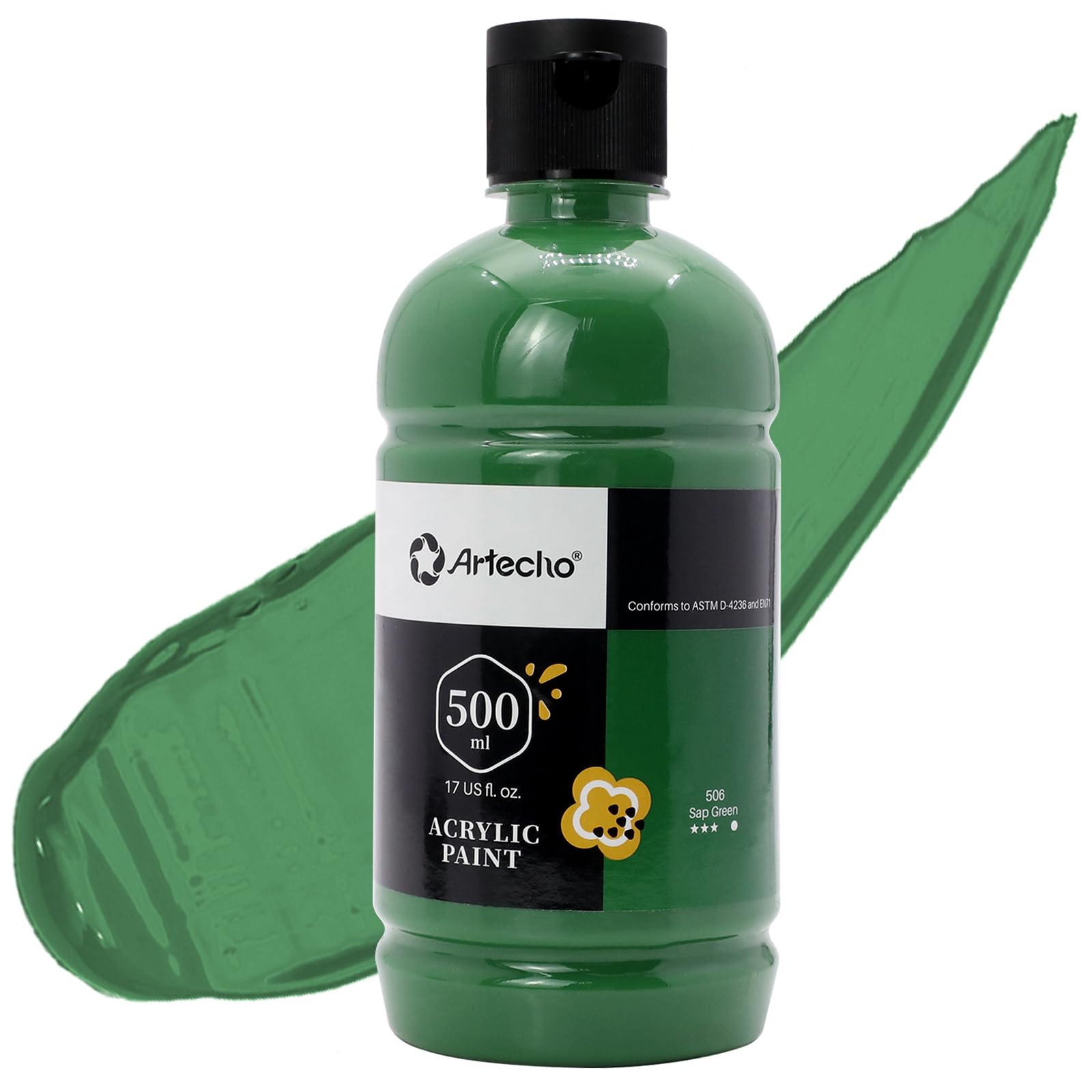 Acrylic Paint 500ml Set #Color_Sap Green